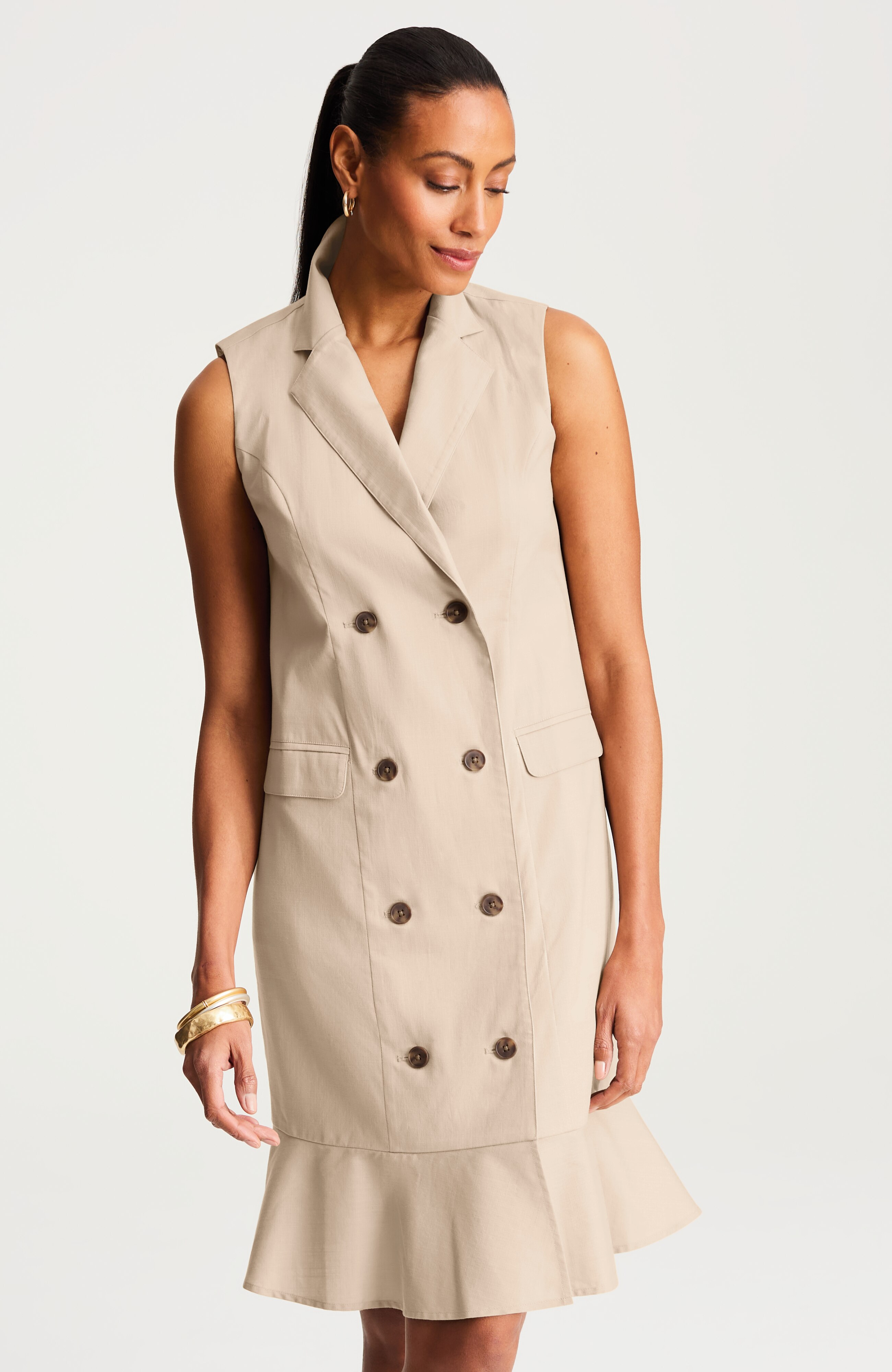 wearever sleeveless blazer dress