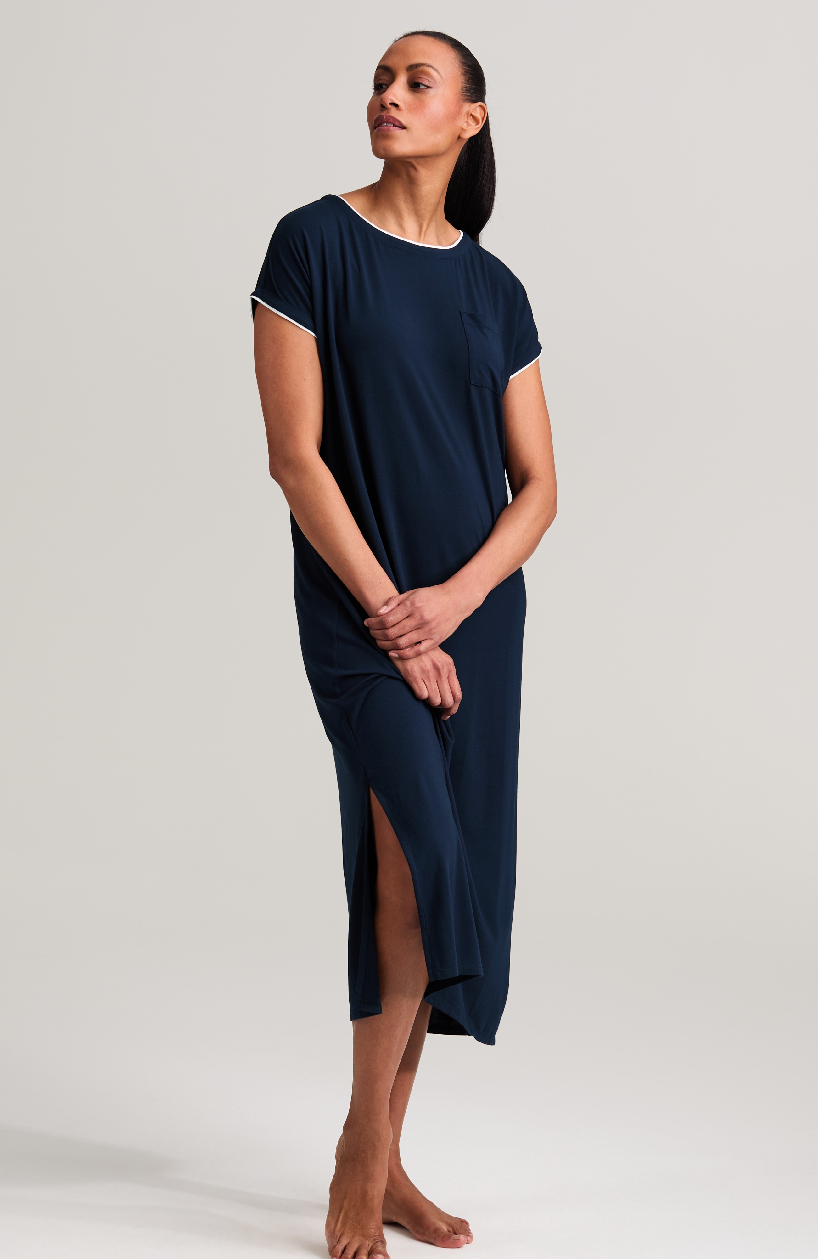 sleep tranquil knit midi gown