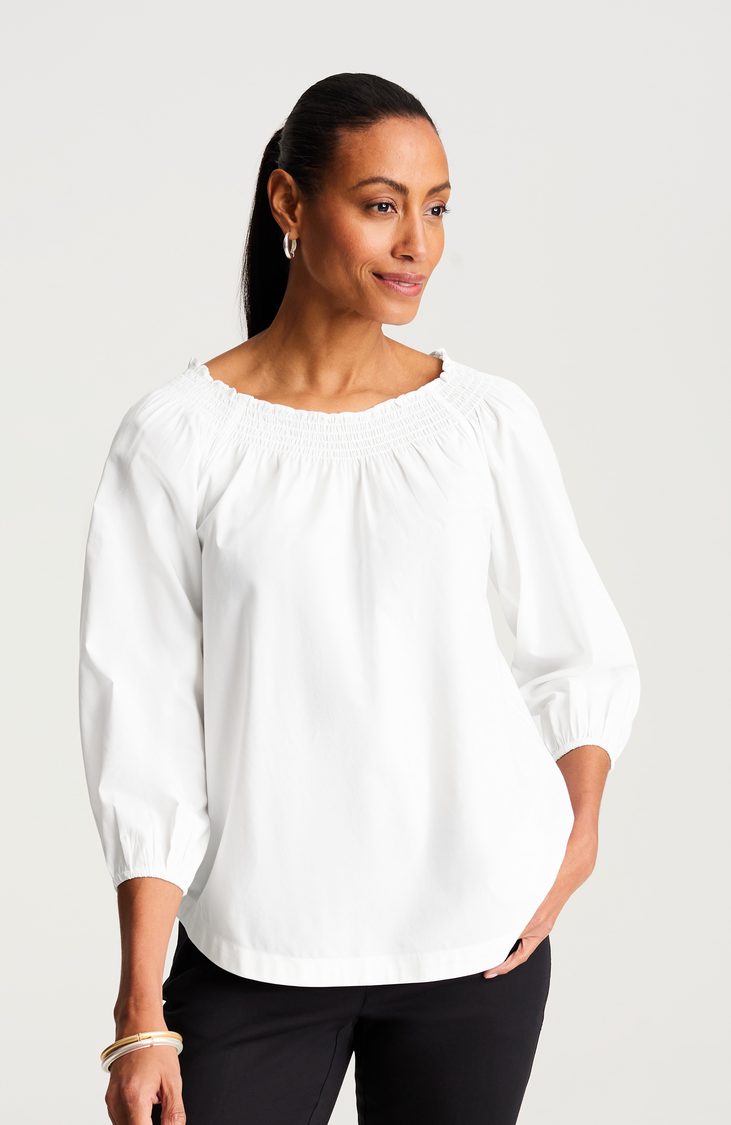 Convertible-Shoulder Top | JJill