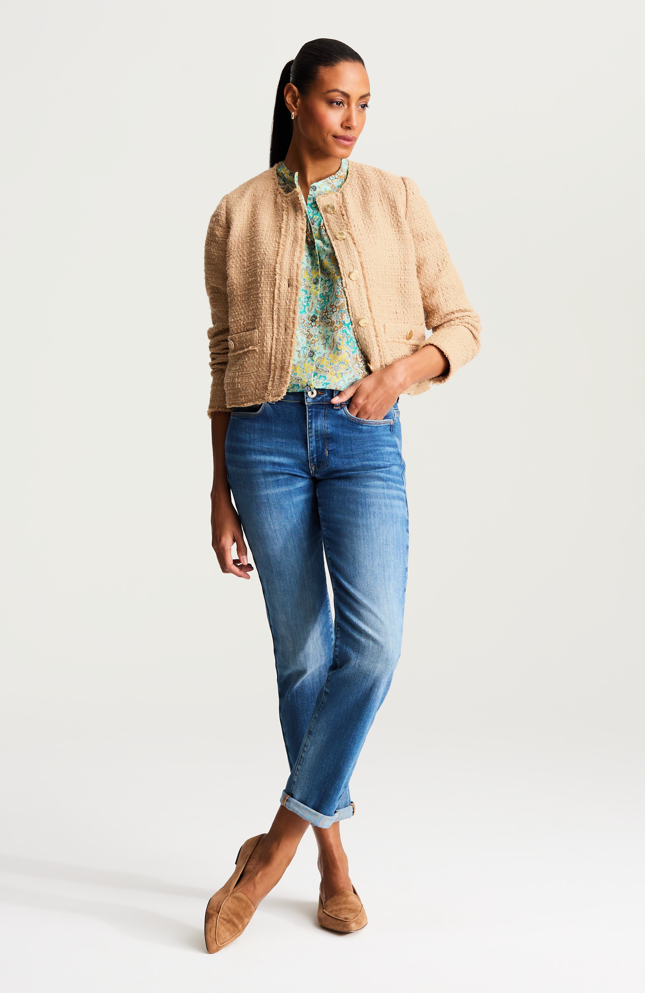 shirred cotton voile top