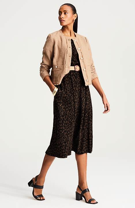 Seamed Knit Midi Dress | JJill