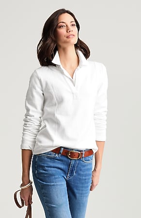 Image for Knit-Gauze Pullover