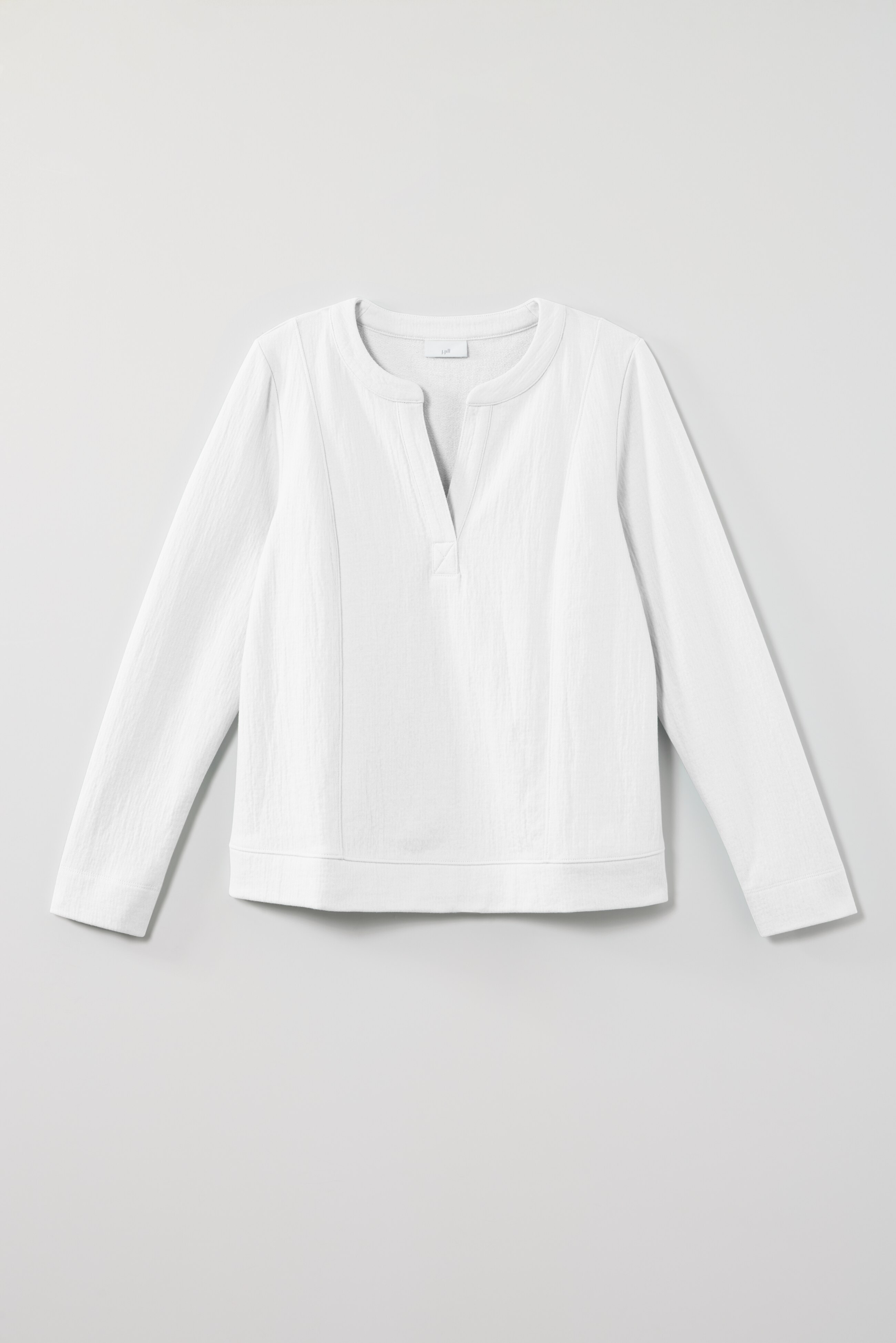 KNIT-GAUZE PULLOVER | JJill