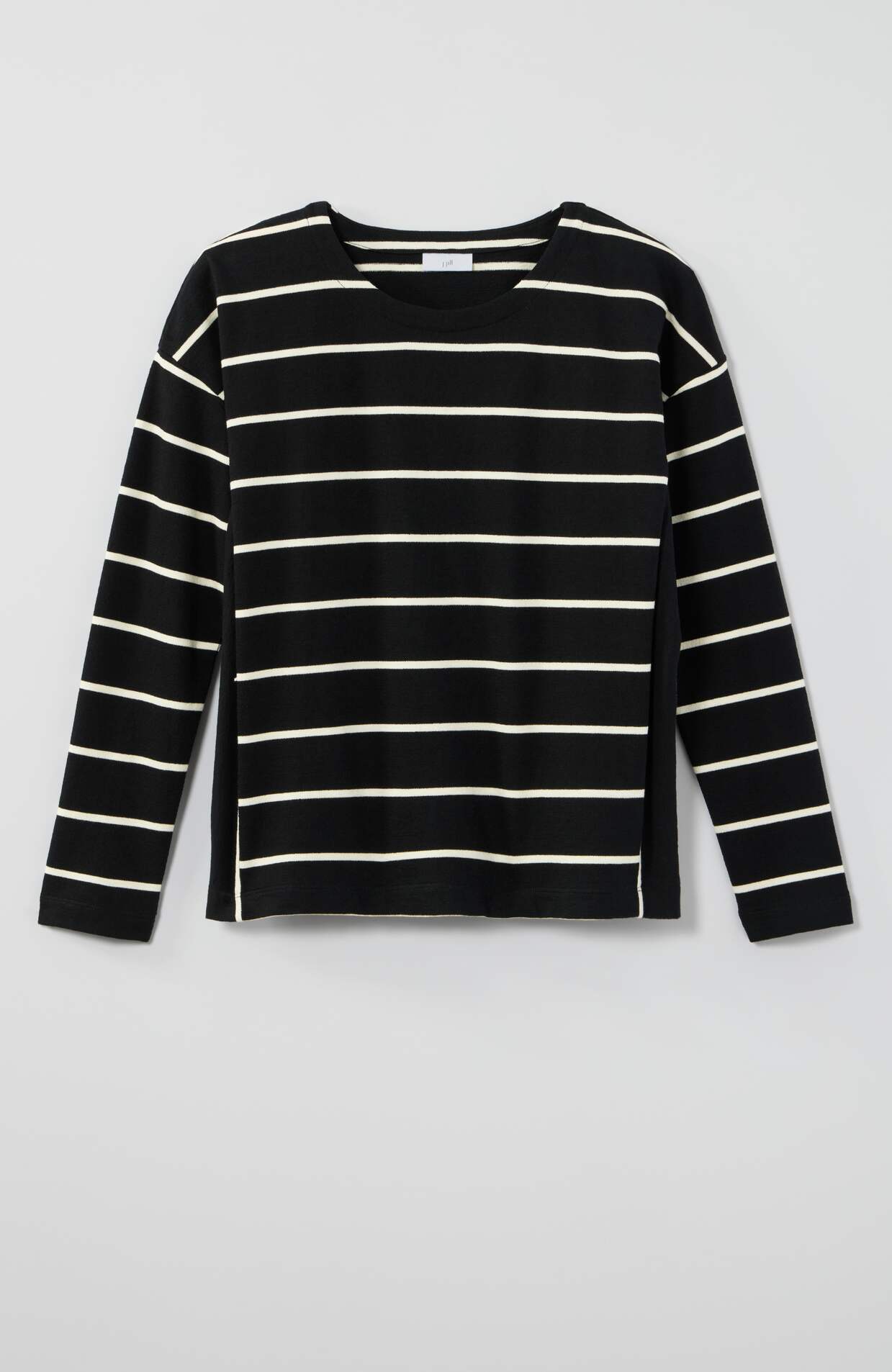 Mixed-Stripe Long-Sleeve Top | JJill