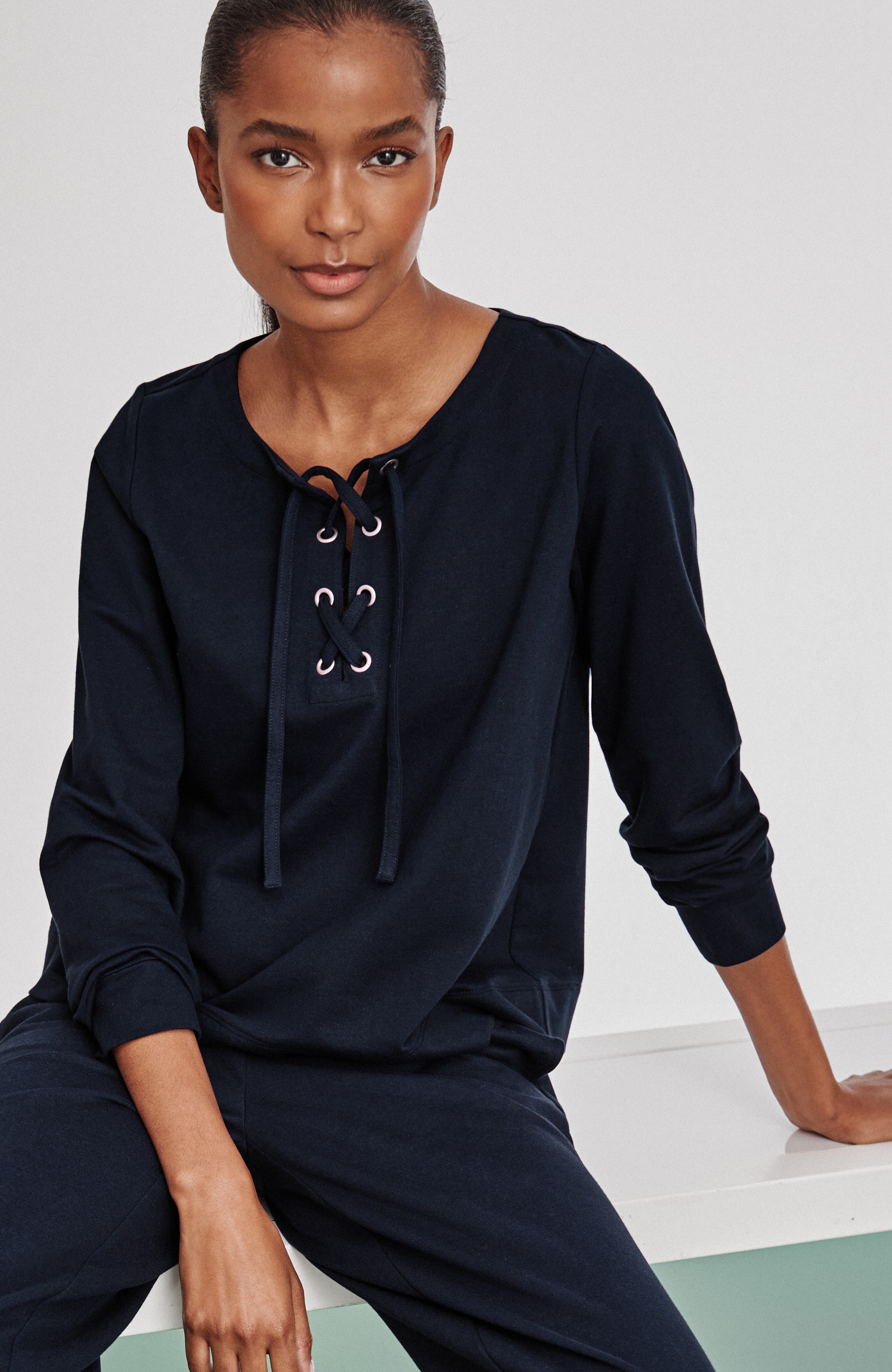 fit french terry sweatshirt