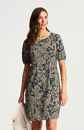 Image for Dart-Waist Knit Dress