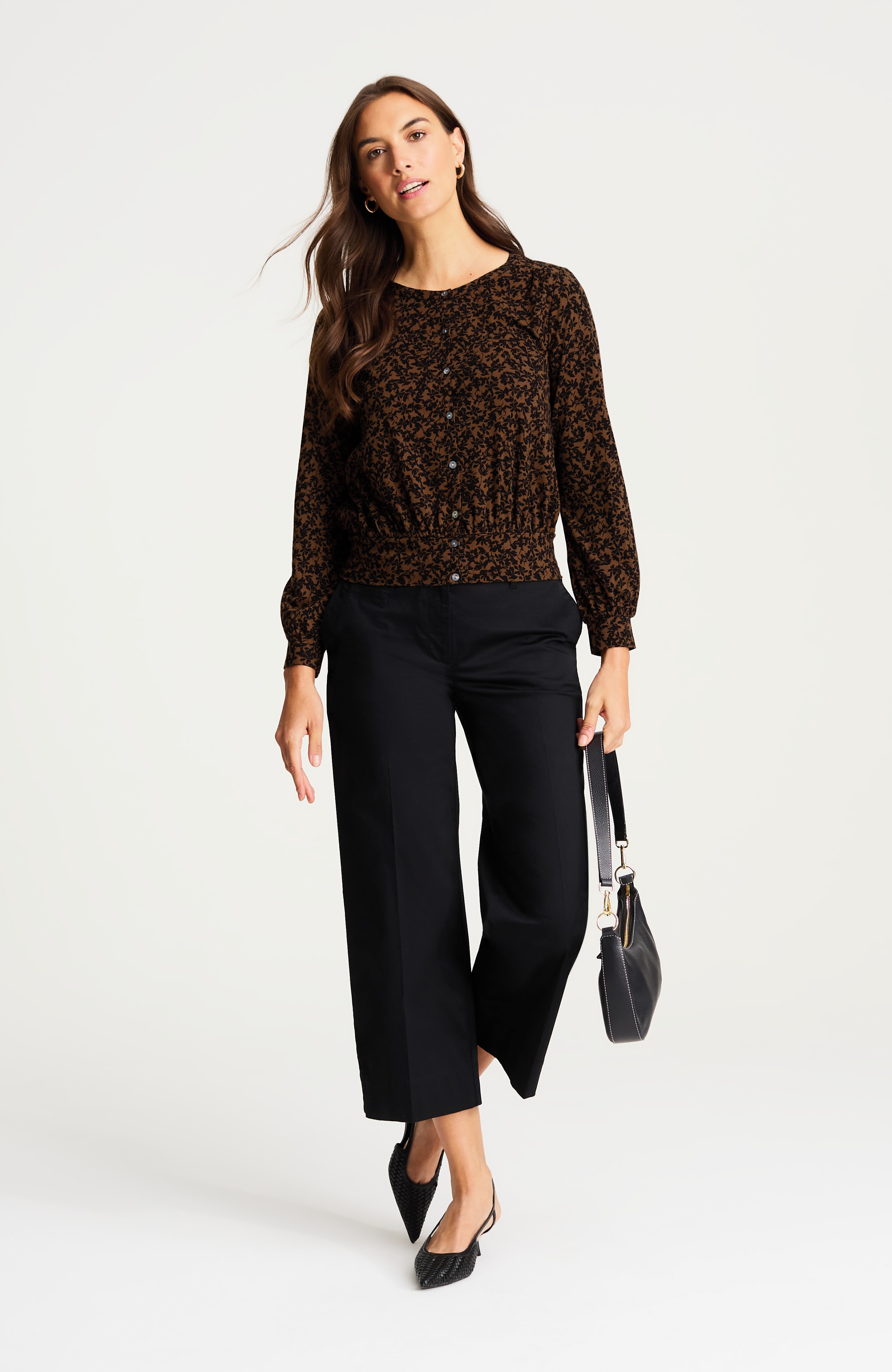 BANDED-HEM JERSEY TOP | JJill