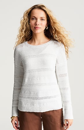 Image for Open-Texture Pullover Sweater