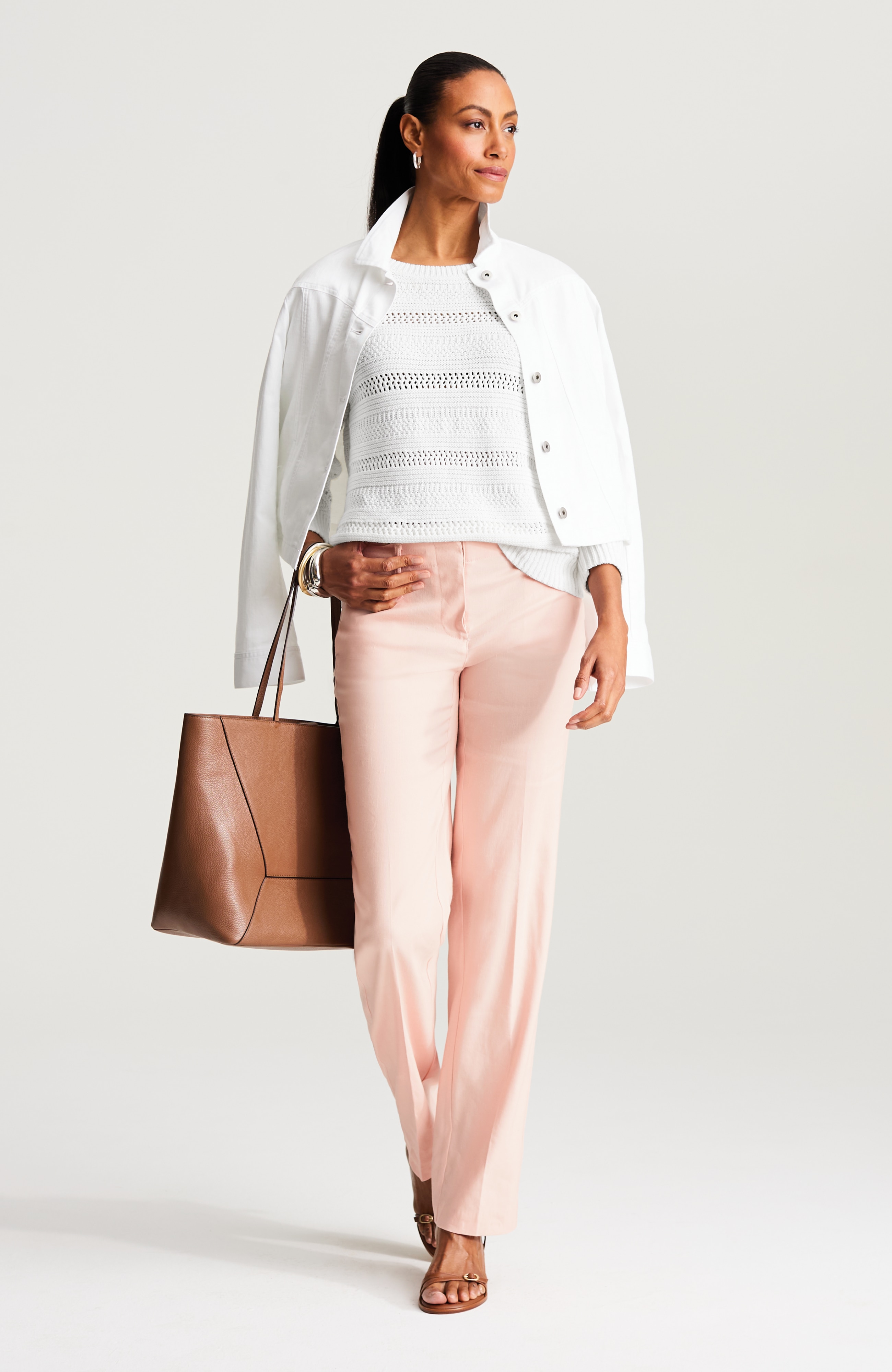 OPEN-TEXTURE PULLOVER SWEATER | JJill
