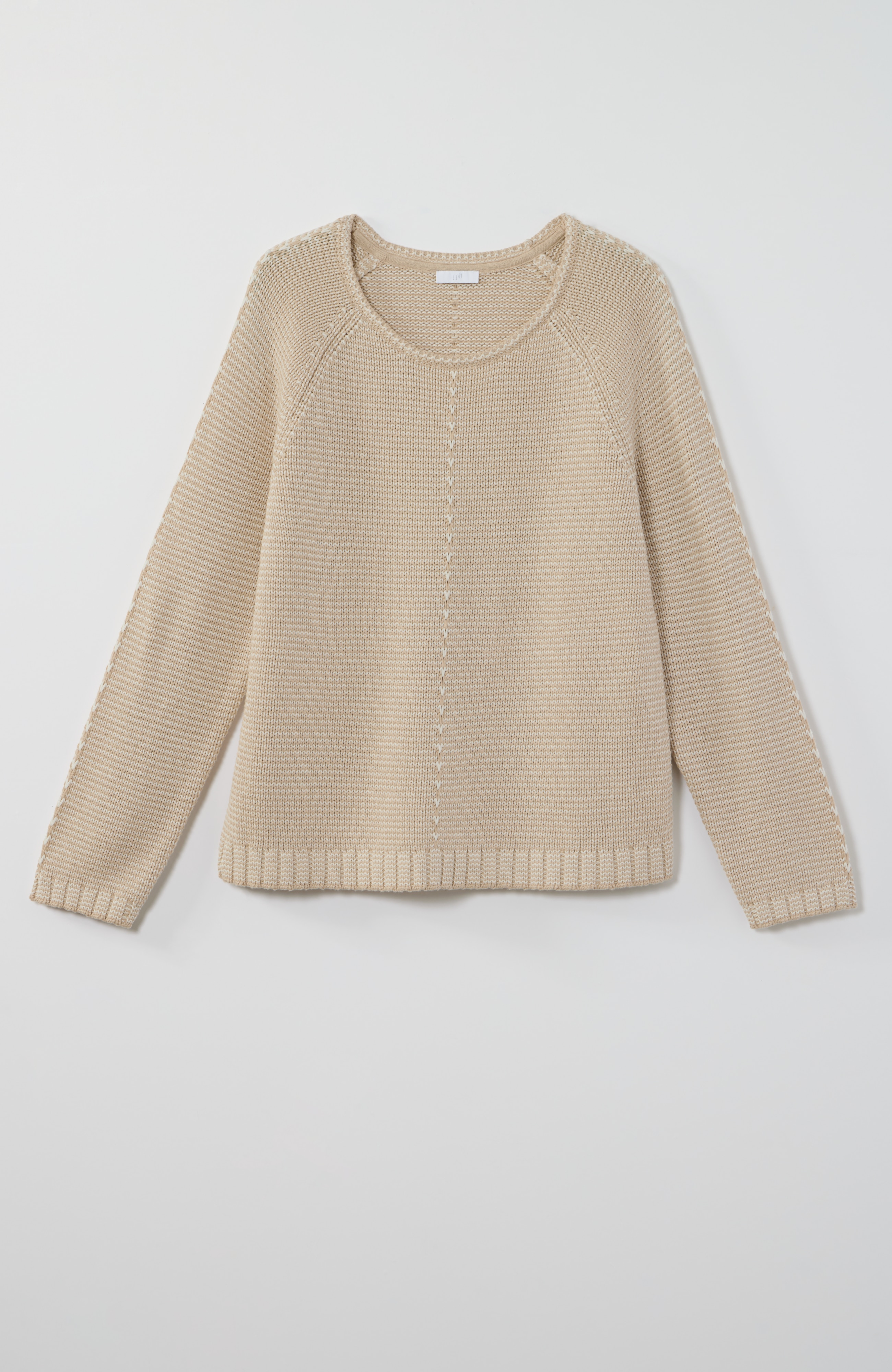 striped textured sweater