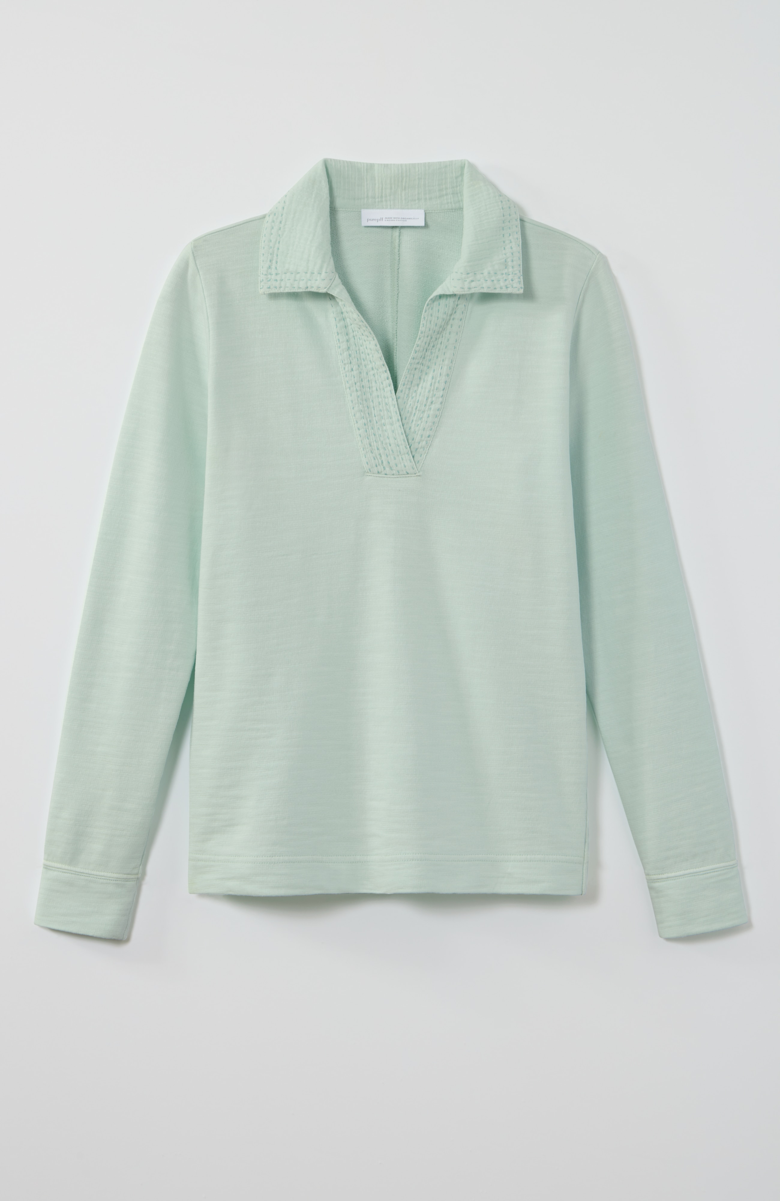PJ JOHNNY COLLAR TOP | JJill