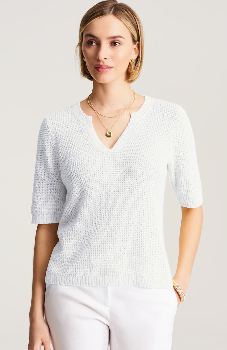 Primary view of the elbow-sleeve sweater
