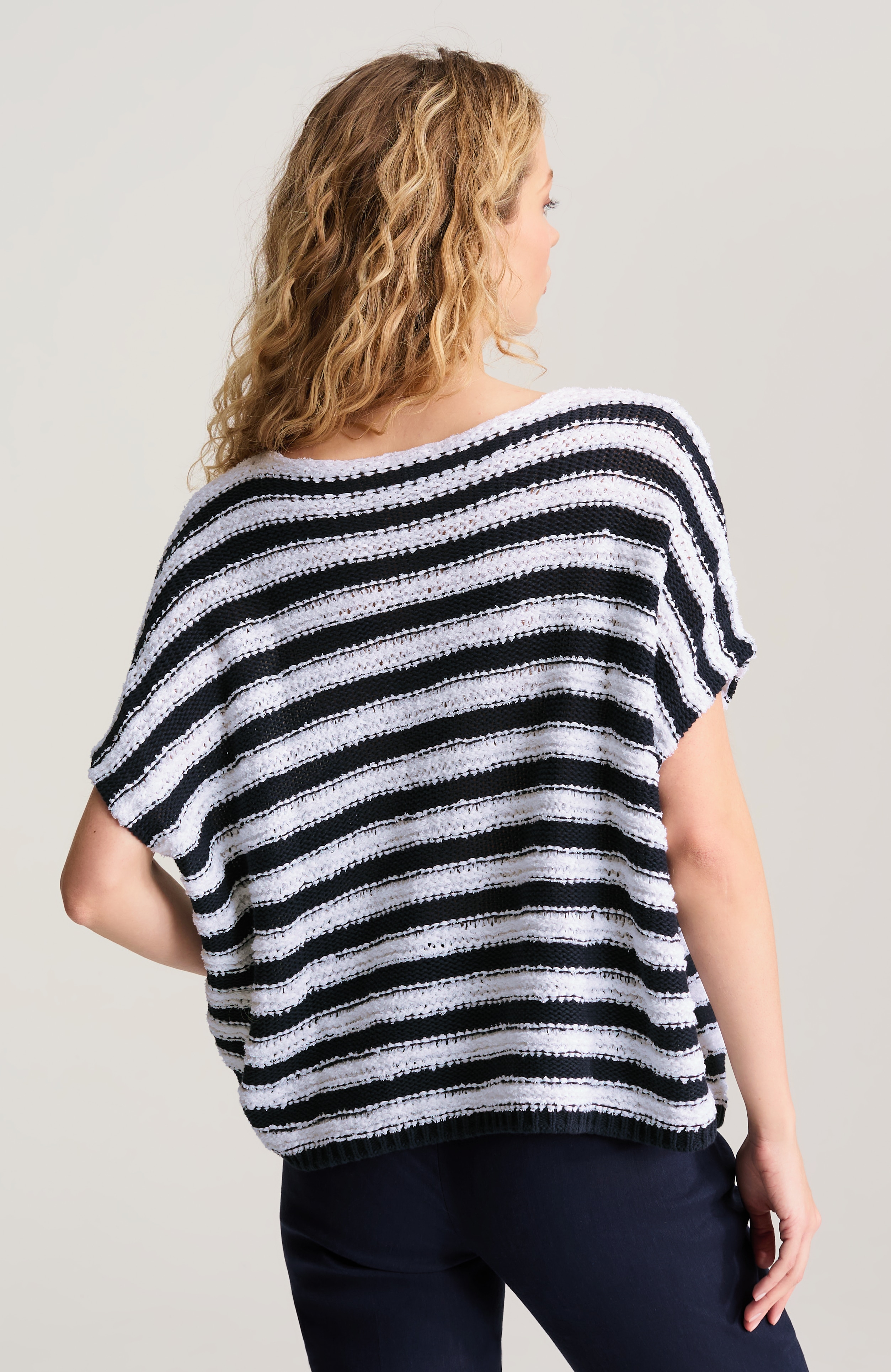 relaxed boat-neck sweater