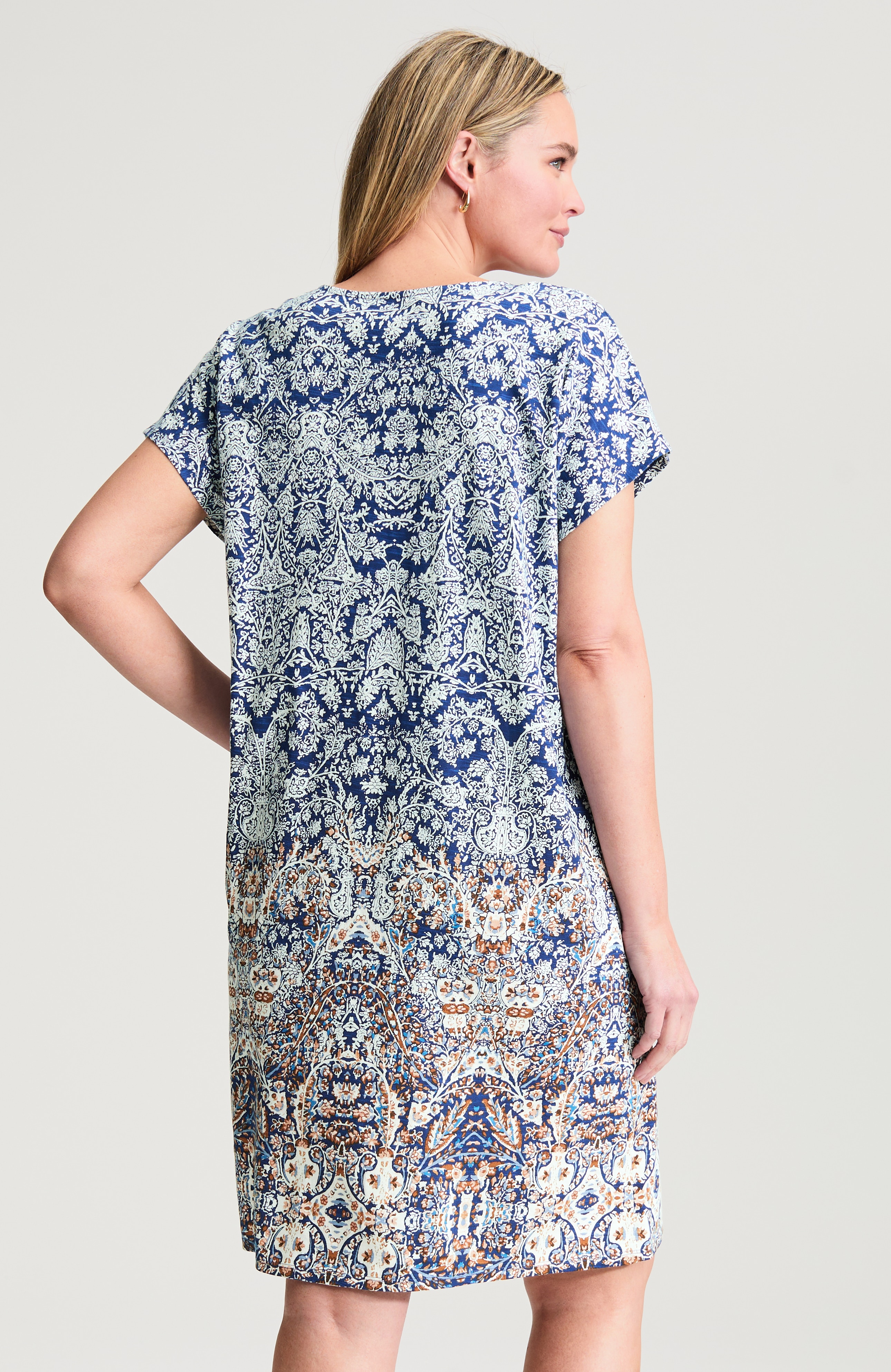 Pure Jill Slub-Knit T-Shirt Dress | JJill