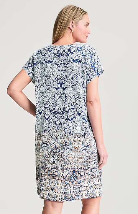 j jill t shirt dress Pure Jill Slub-Knit T-Shirt Dress