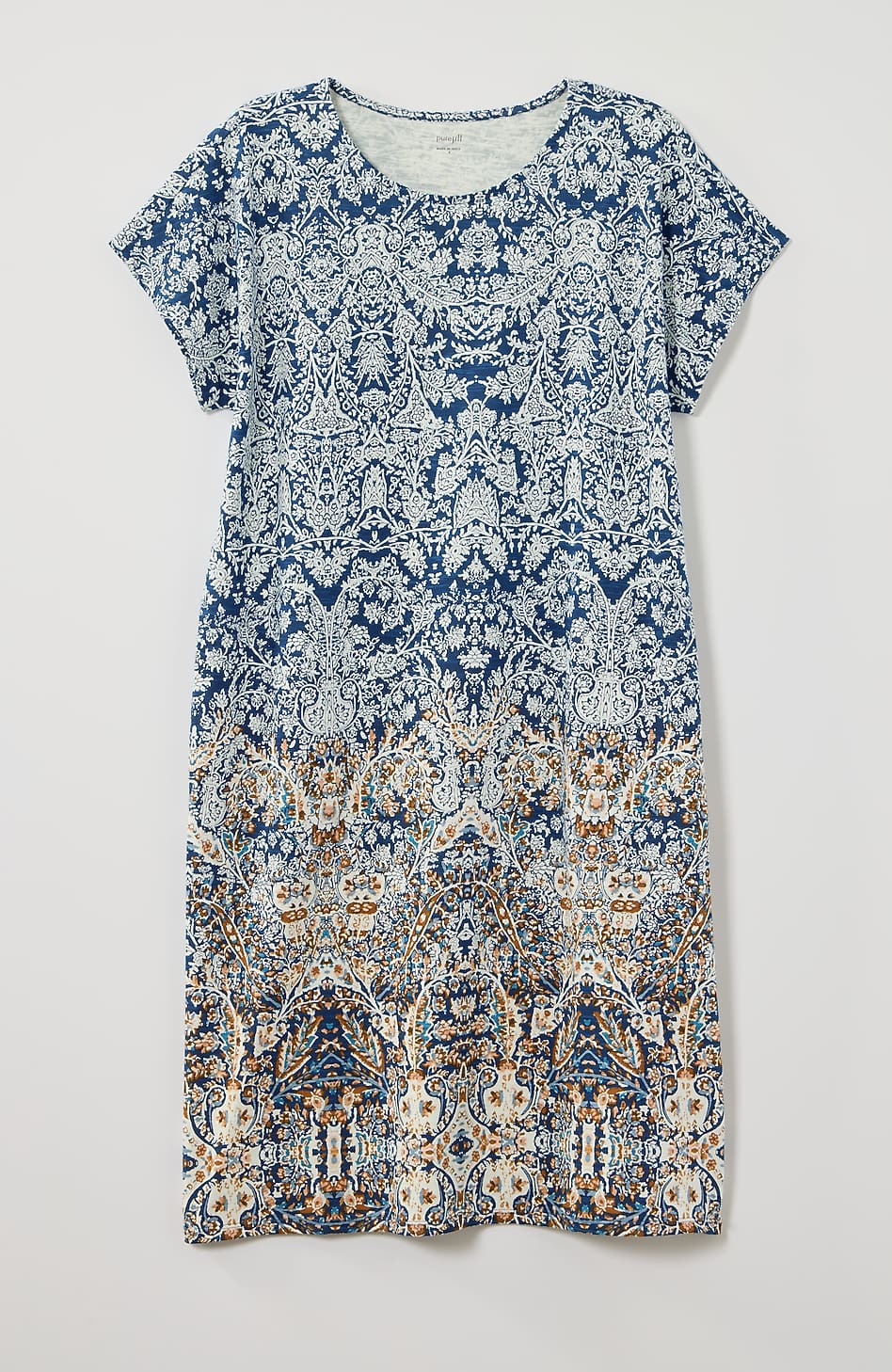Pure Jill Slub-Knit T-Shirt Dress | JJill