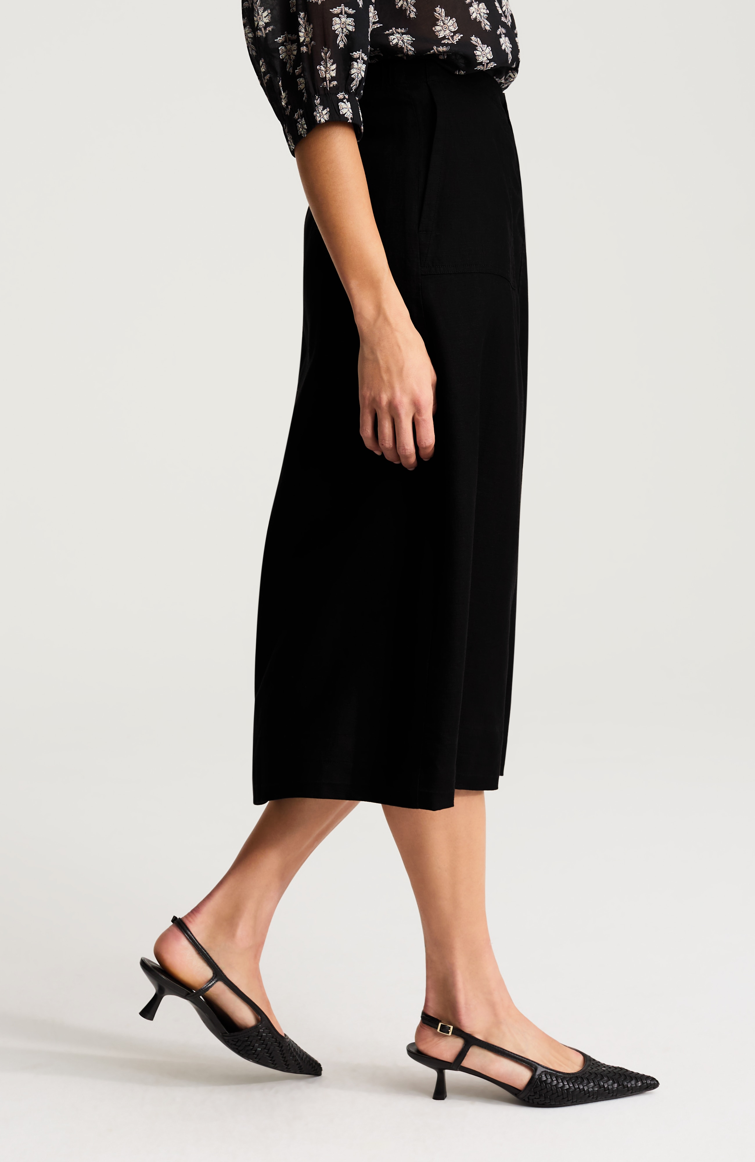 PJ LINEN-BLEND MAXI SKIRT | JJill