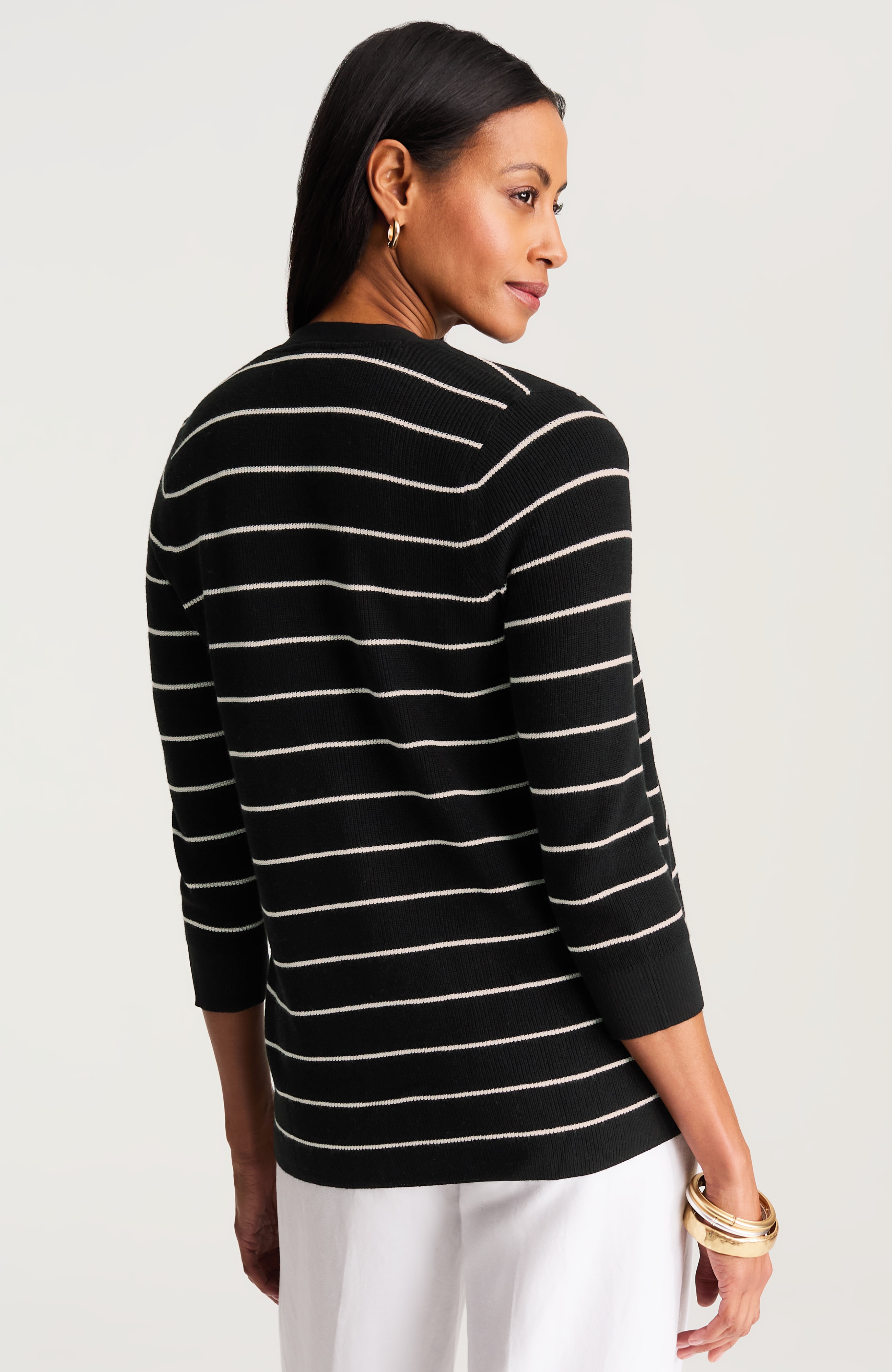 wearever ribbed open-front cardi