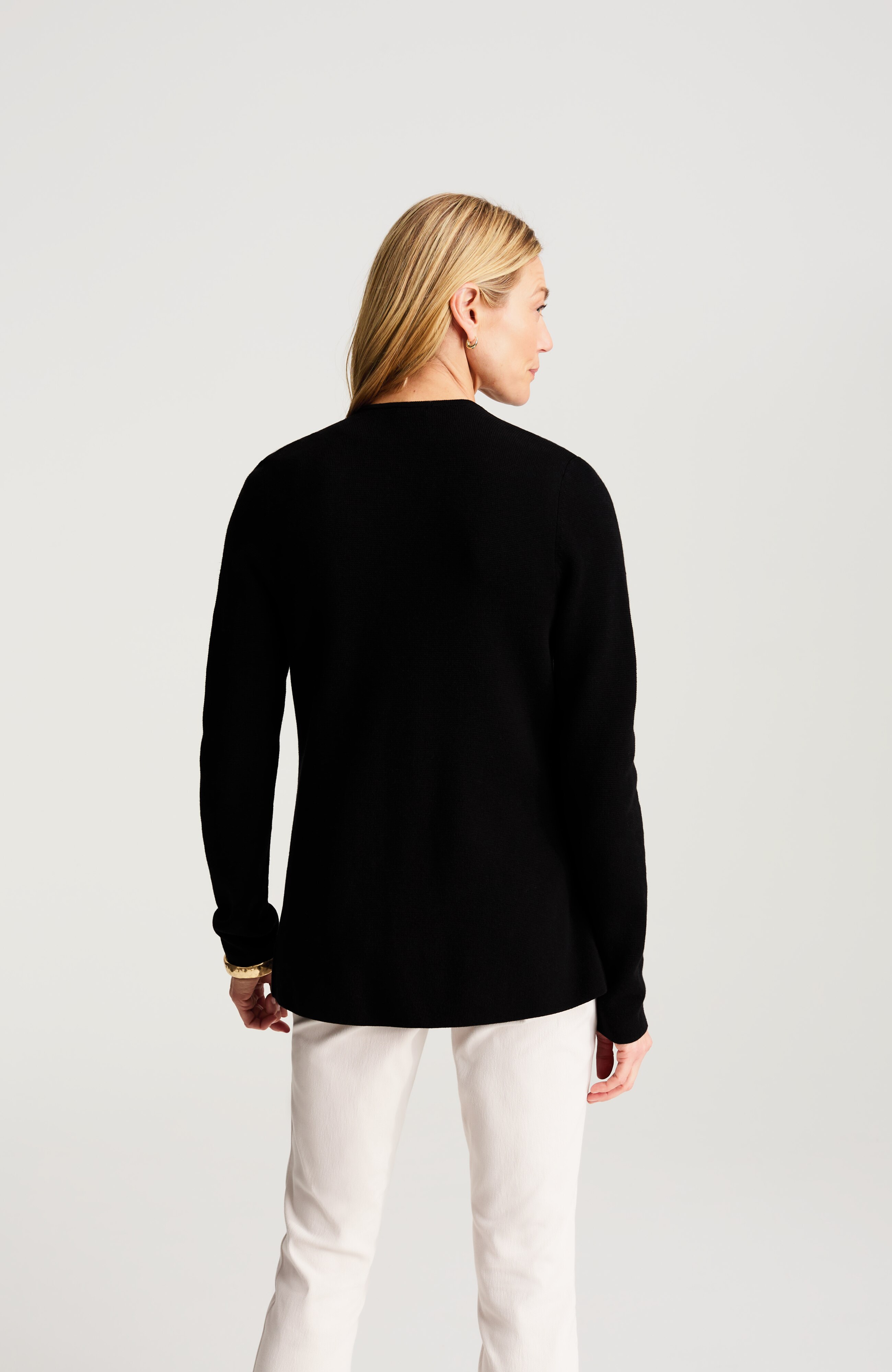 WEAREVER DOUBLE-KNIT SNAP-FRONT CARDI | JJill