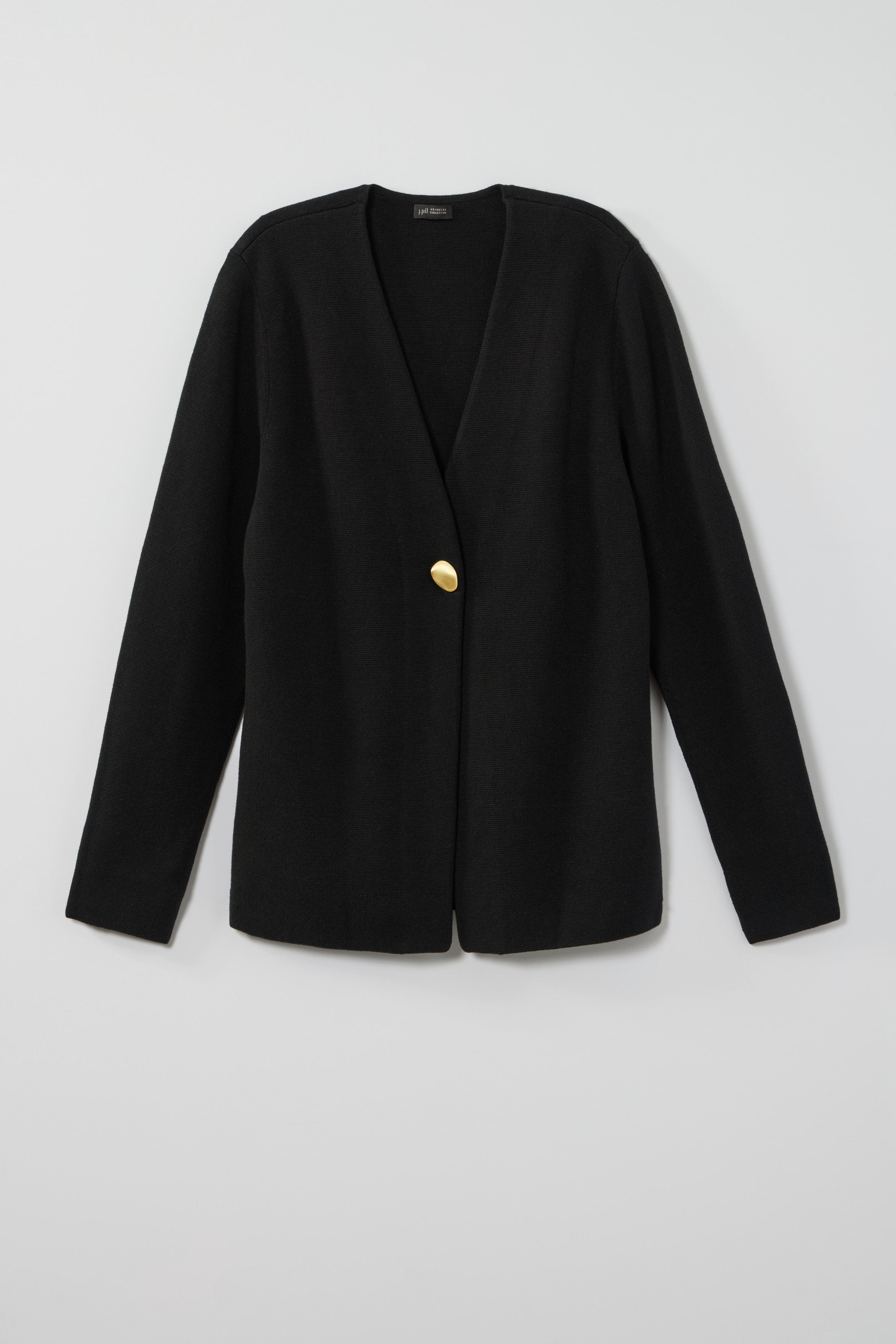 wearever double-knit snap-front cardi