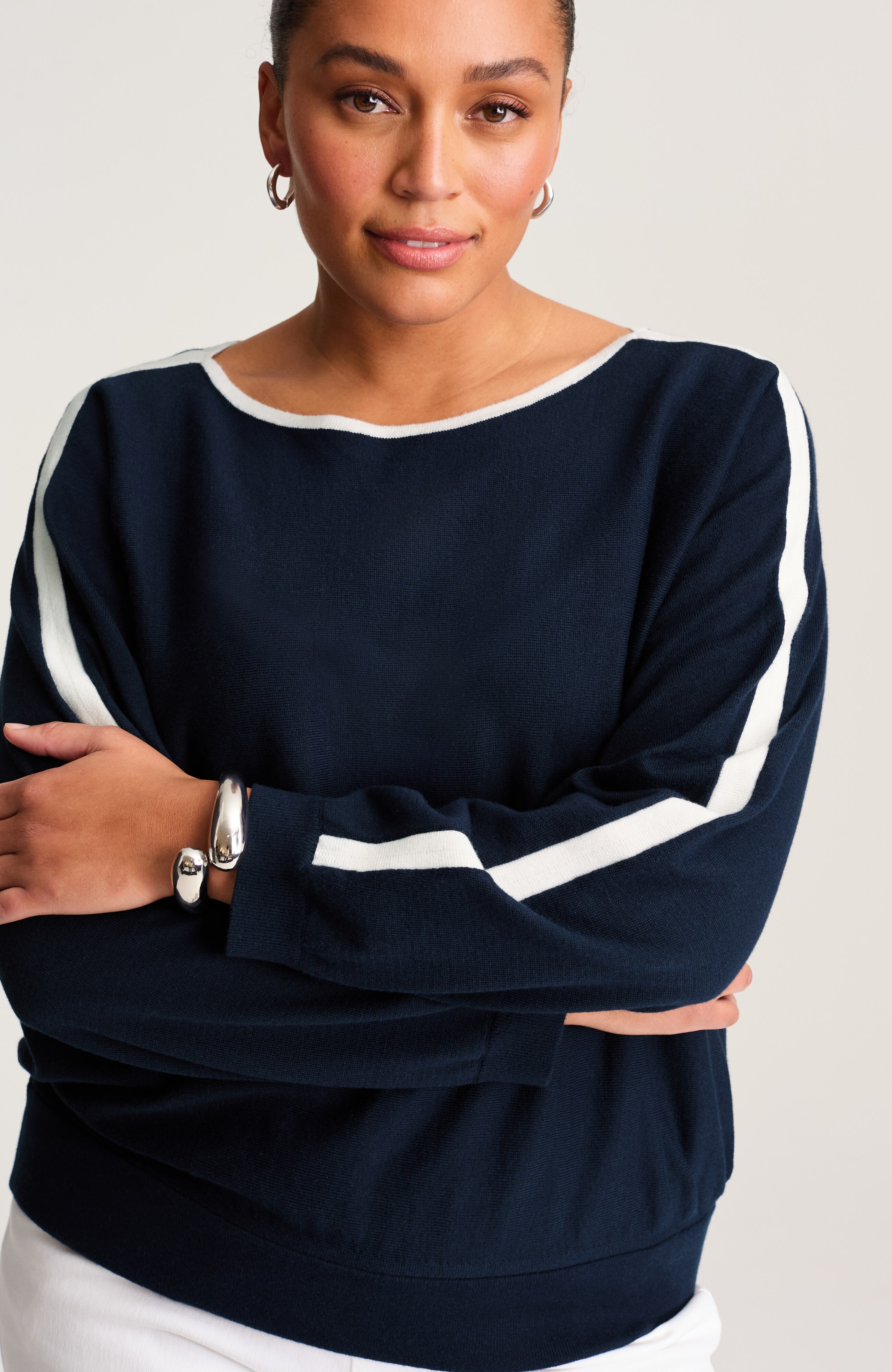 アパルトモン WISH DOLMAN ASYMMETRY PULL OVER Wearever Contrast-Seam Dolman-Sleeve Pullover | JJill