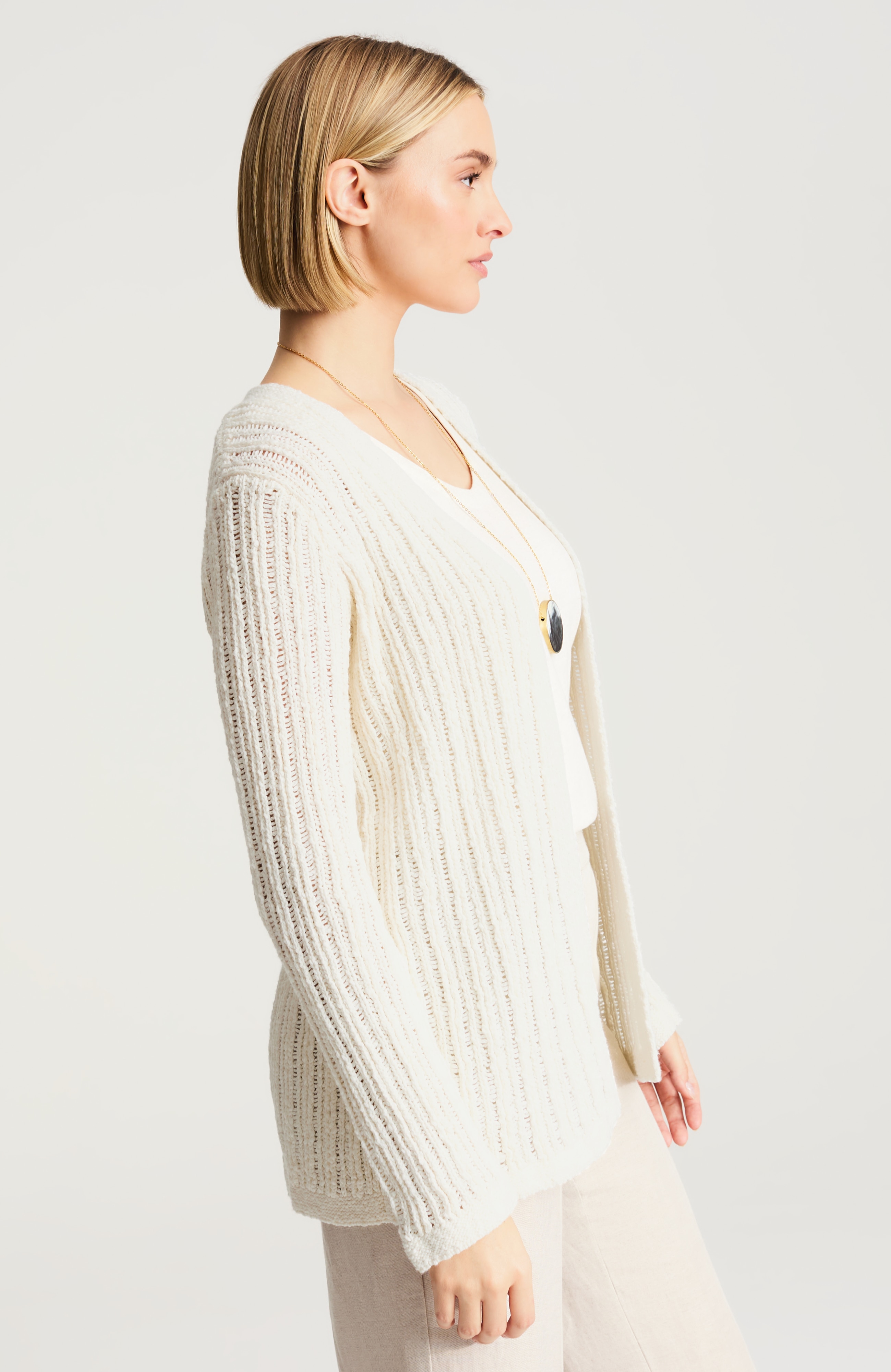 Pure Jill Open-Texture Cardi