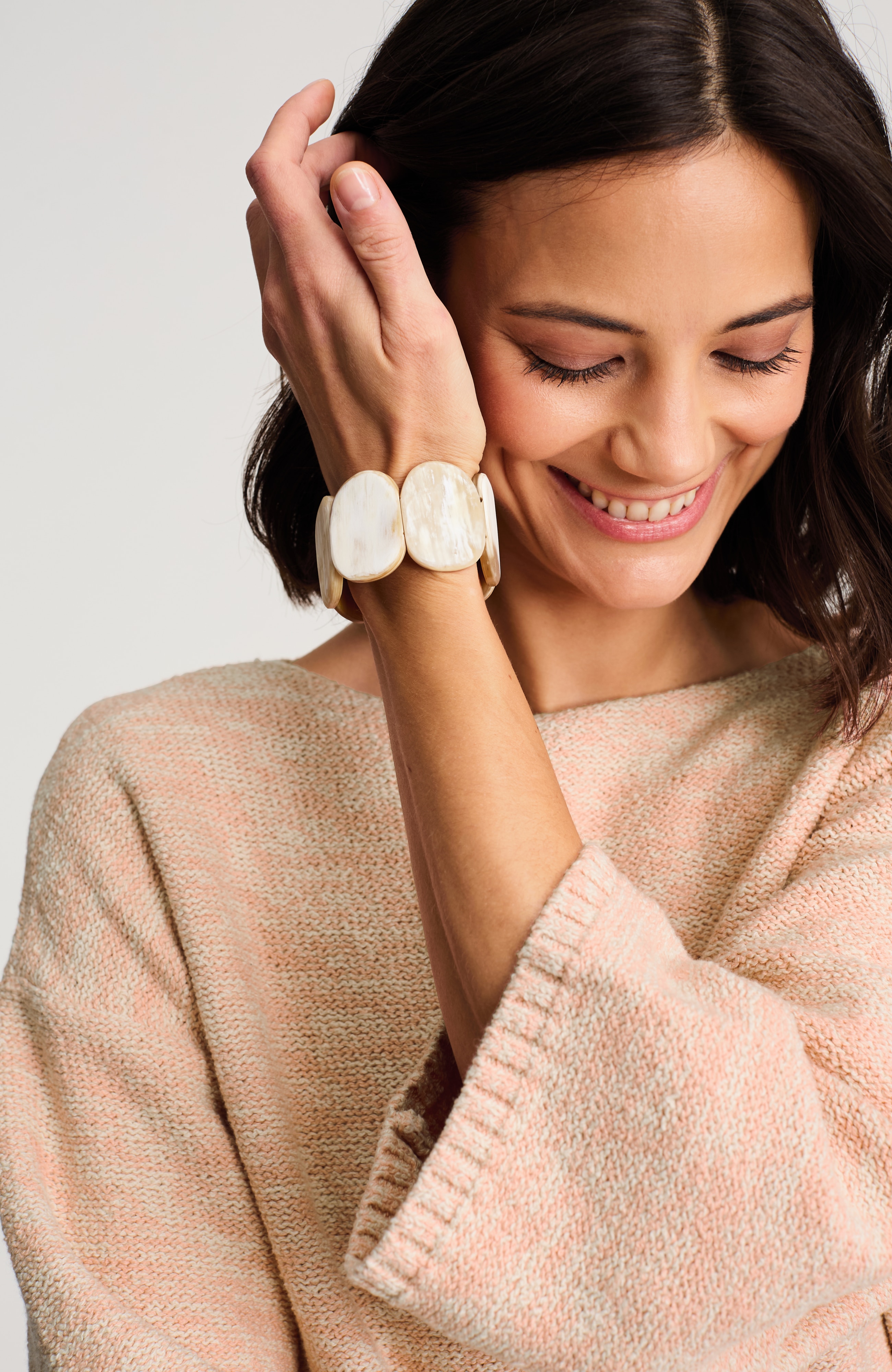 pure jill space-dyed sweater