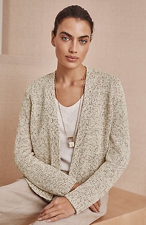 Image for Pure Jill Space-Dyed Textured Cardi