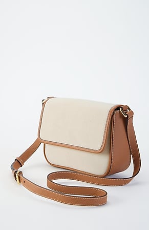 Image for Leather & Canvas Crossbody
