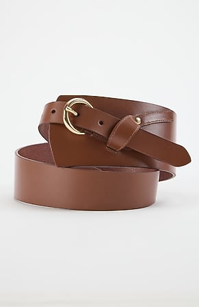 Image for Leather Circle-Ring Belt