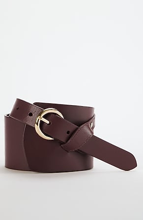 Image for Leather Circle-Ring Belt