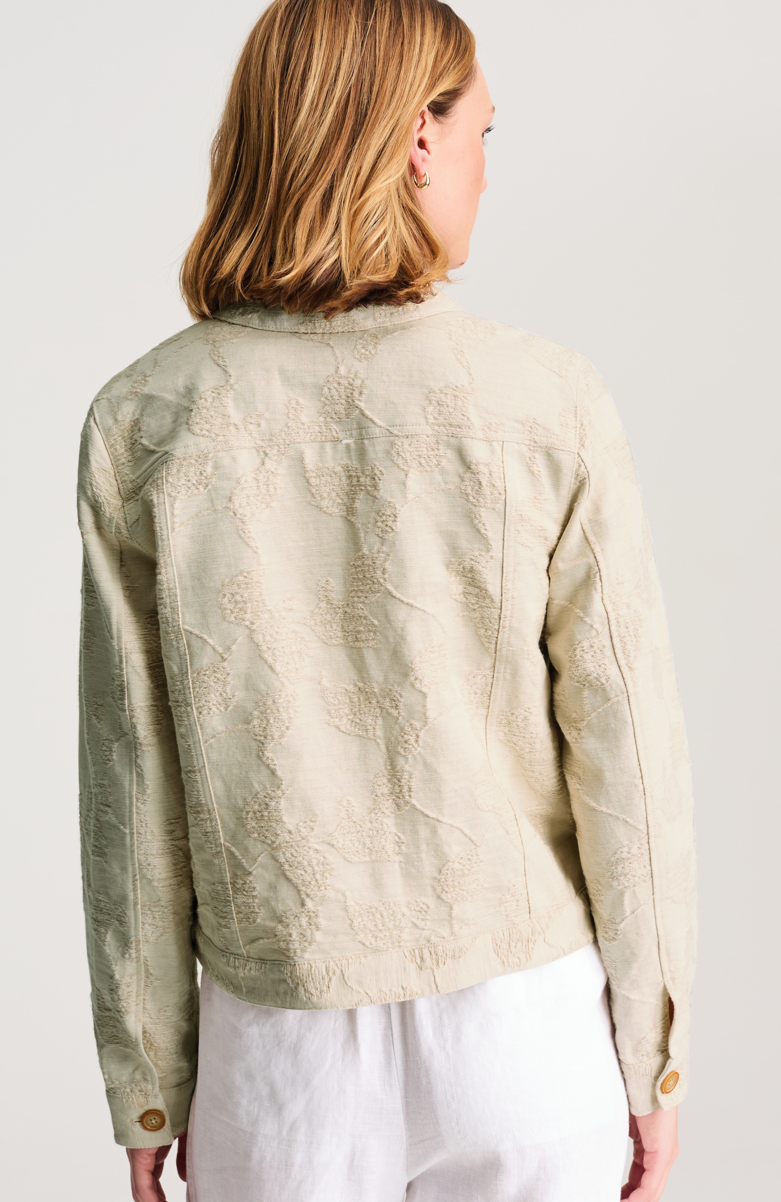 pure jill tonal jacquard jacket