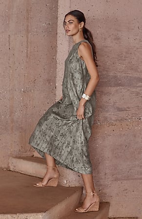 Image for Pure Jill Crinkled Jacquard Dress