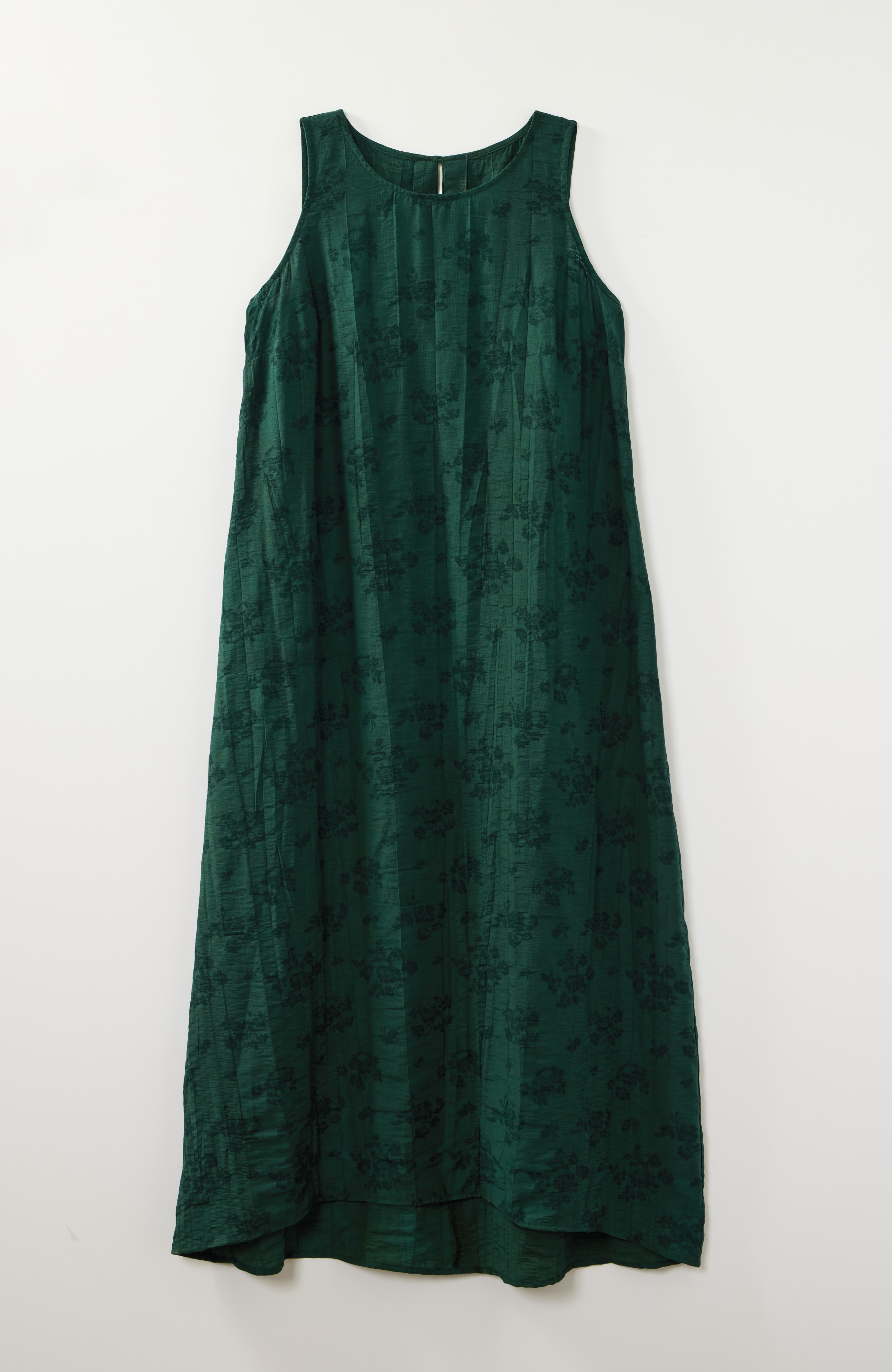 Crinkled Jacquard Dress