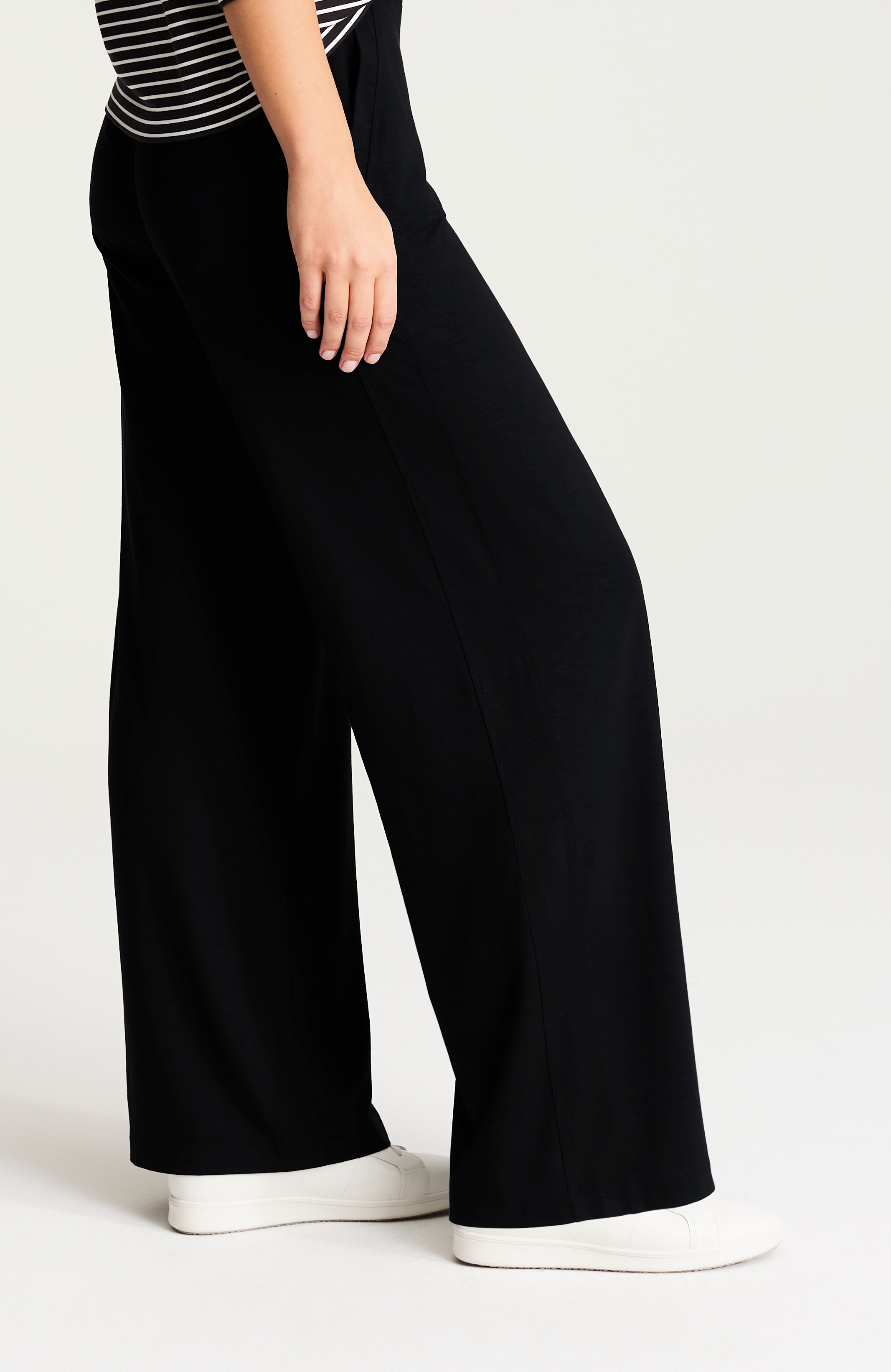 fit lounge slub-jersey pants