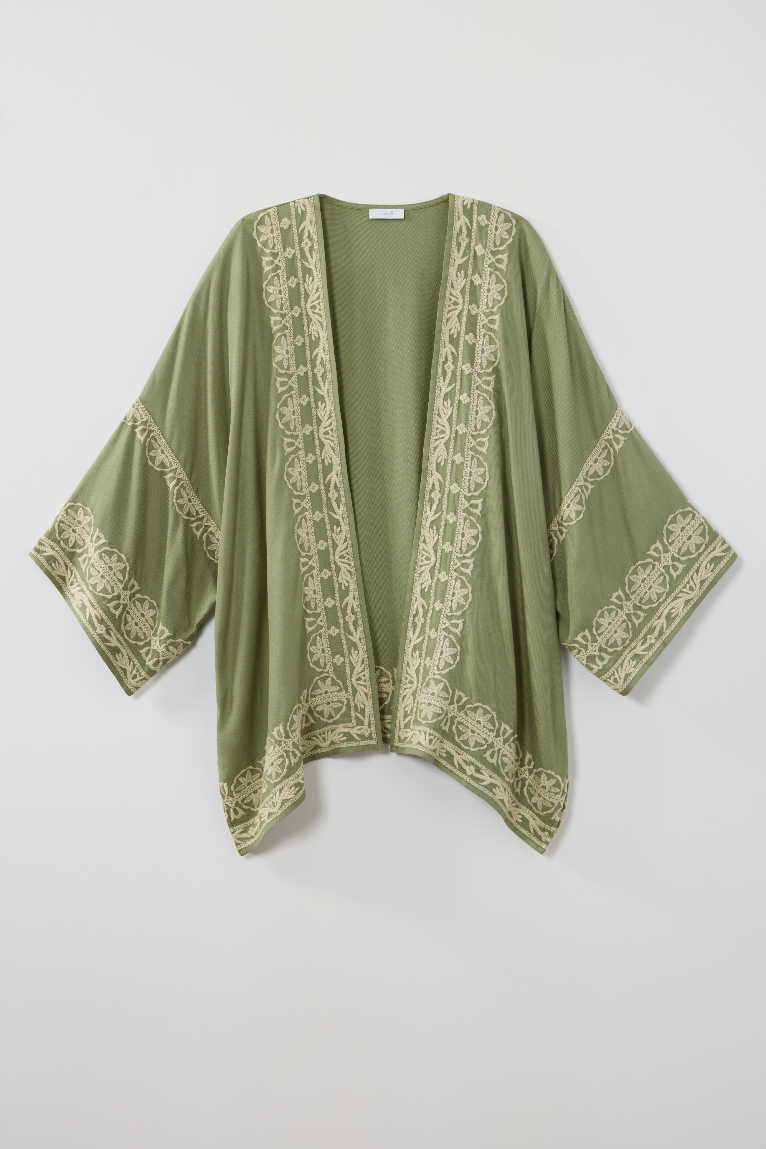 embroidered soft jacket