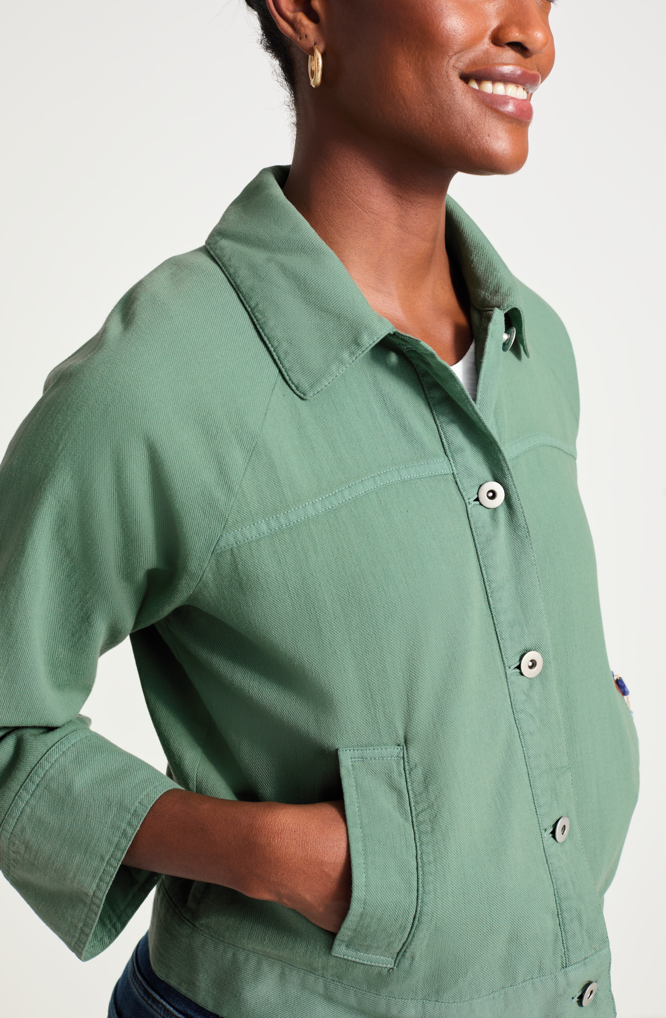 Raglan-Sleeve Jacket | JJill