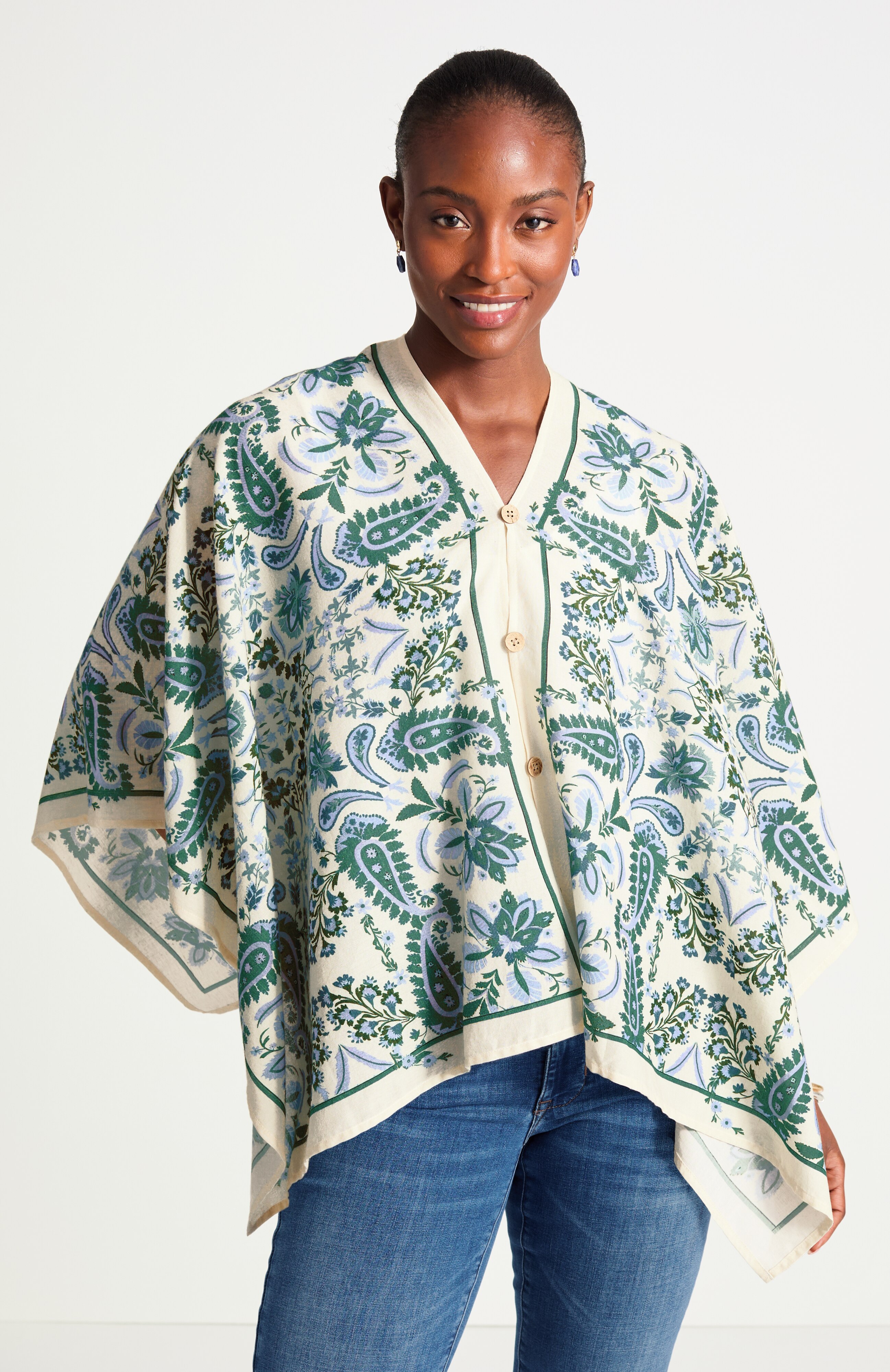 Lightweight Convertible Poncho | JJill