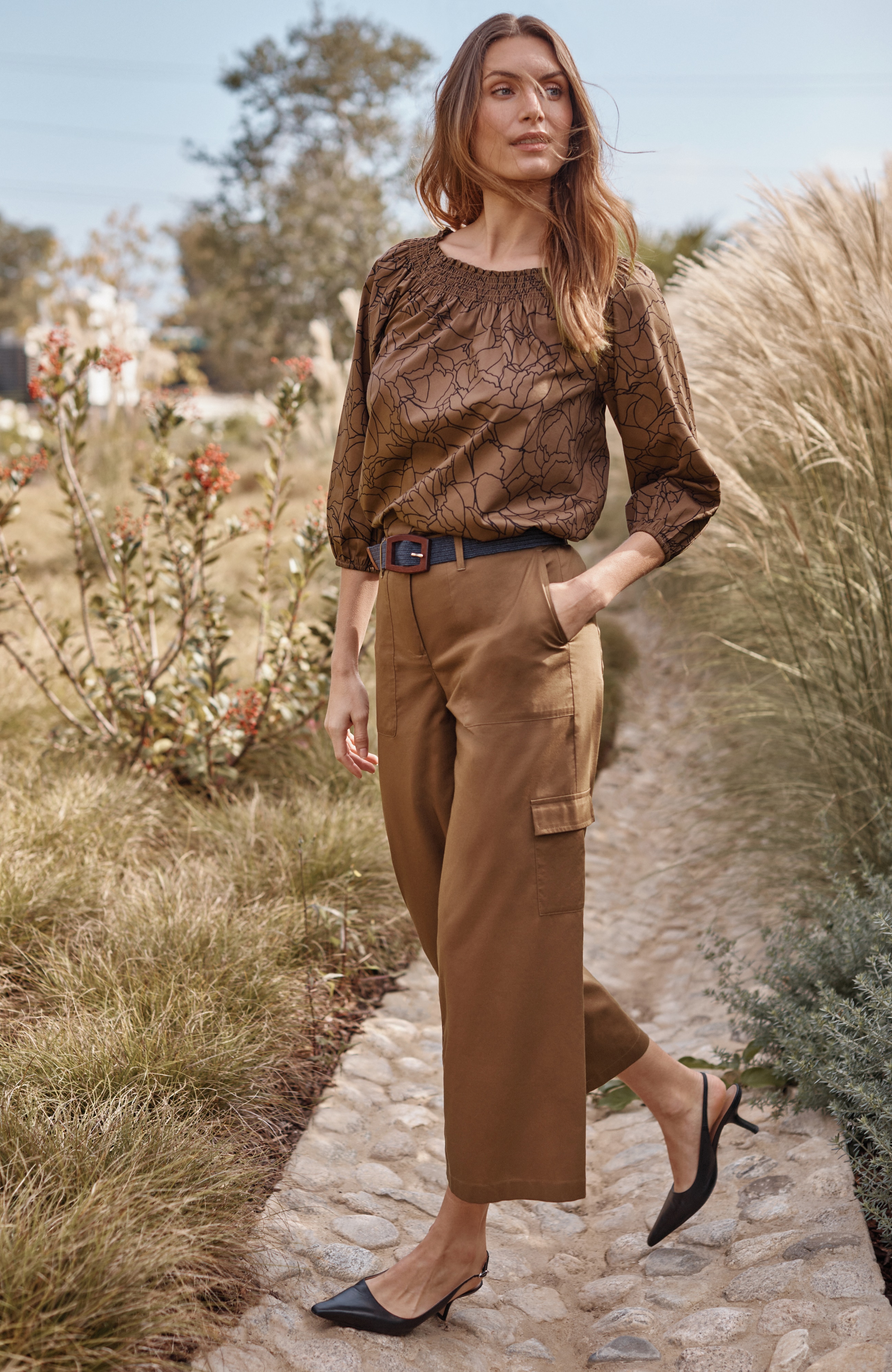 pima cotton–blend cargo crops