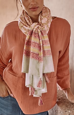 Image for Block-Print Scarf