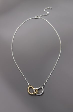 Image for Demi-Fine Interlocking Hearts Necklace