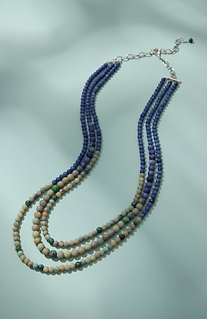 Image for Beaded Multistrand Necklace