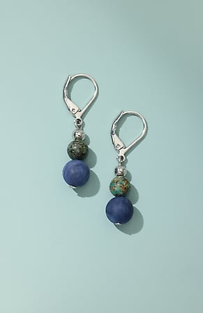 Image for Mixed Blues Earrings