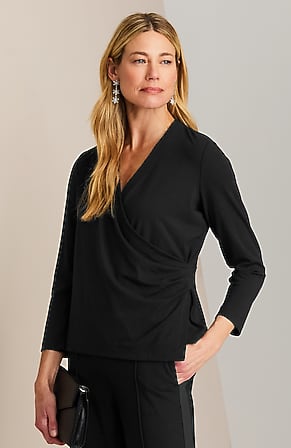 Image for Wearever Pleated-Waist Top