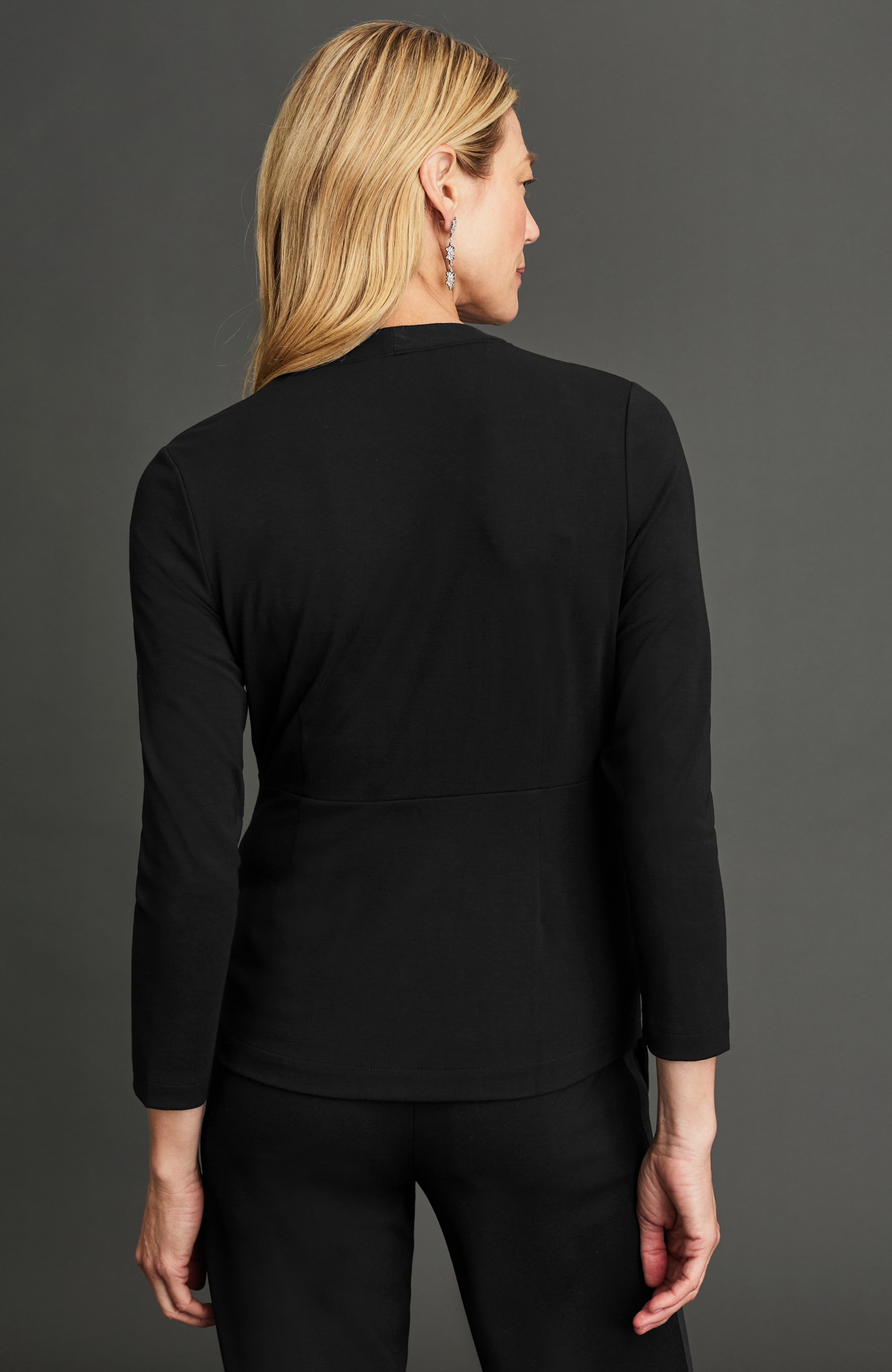 wearever pleated-waist top