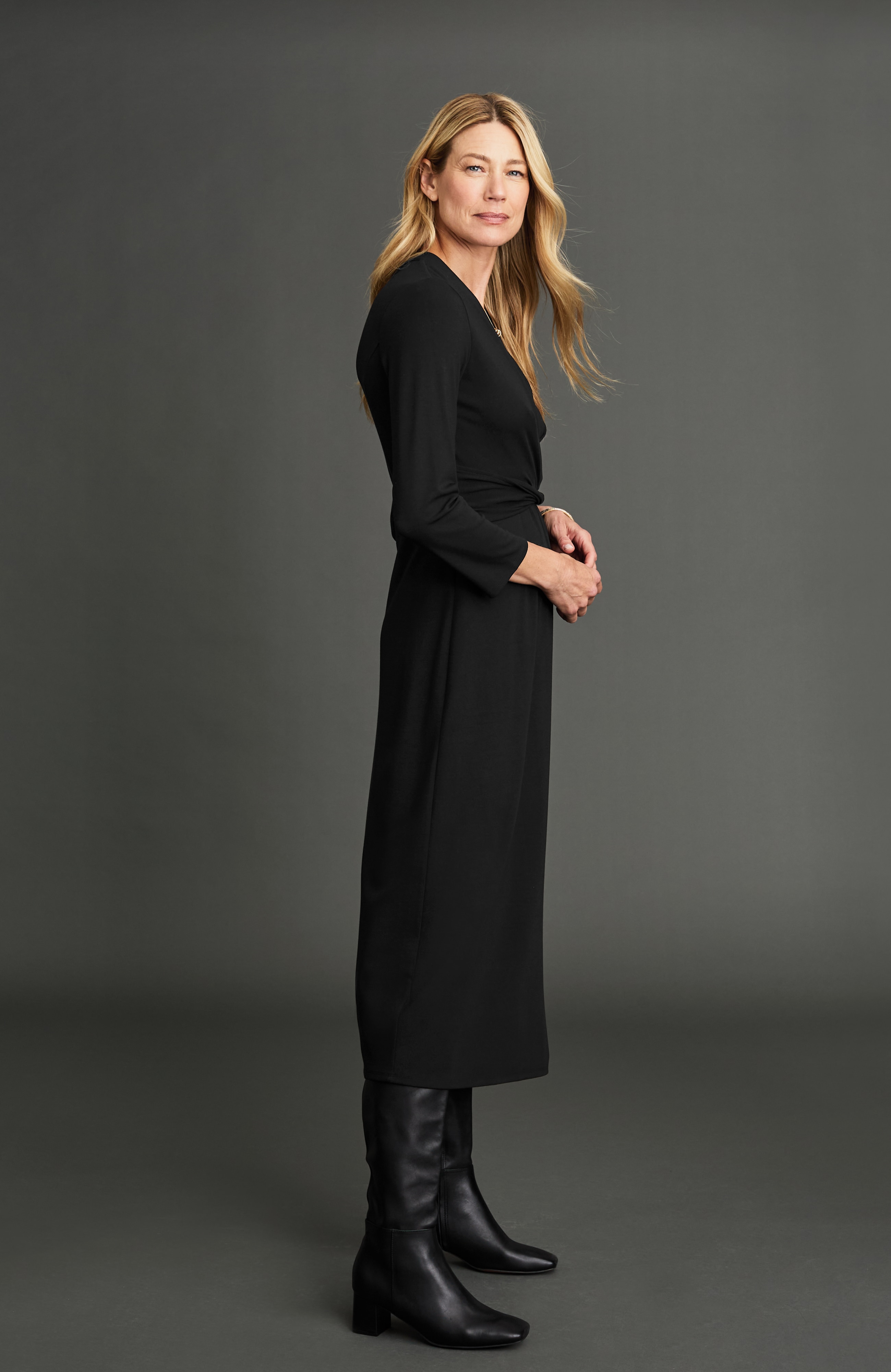 WE WRAP-WAIST DRESS | JJill