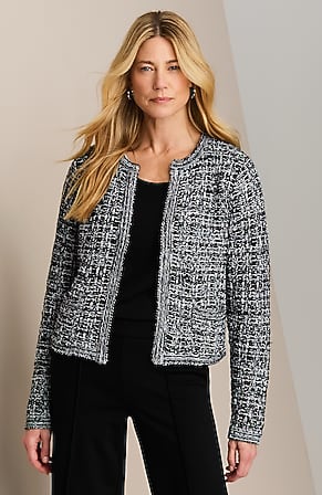 Image for Wearever Textured Sweater-Jacket