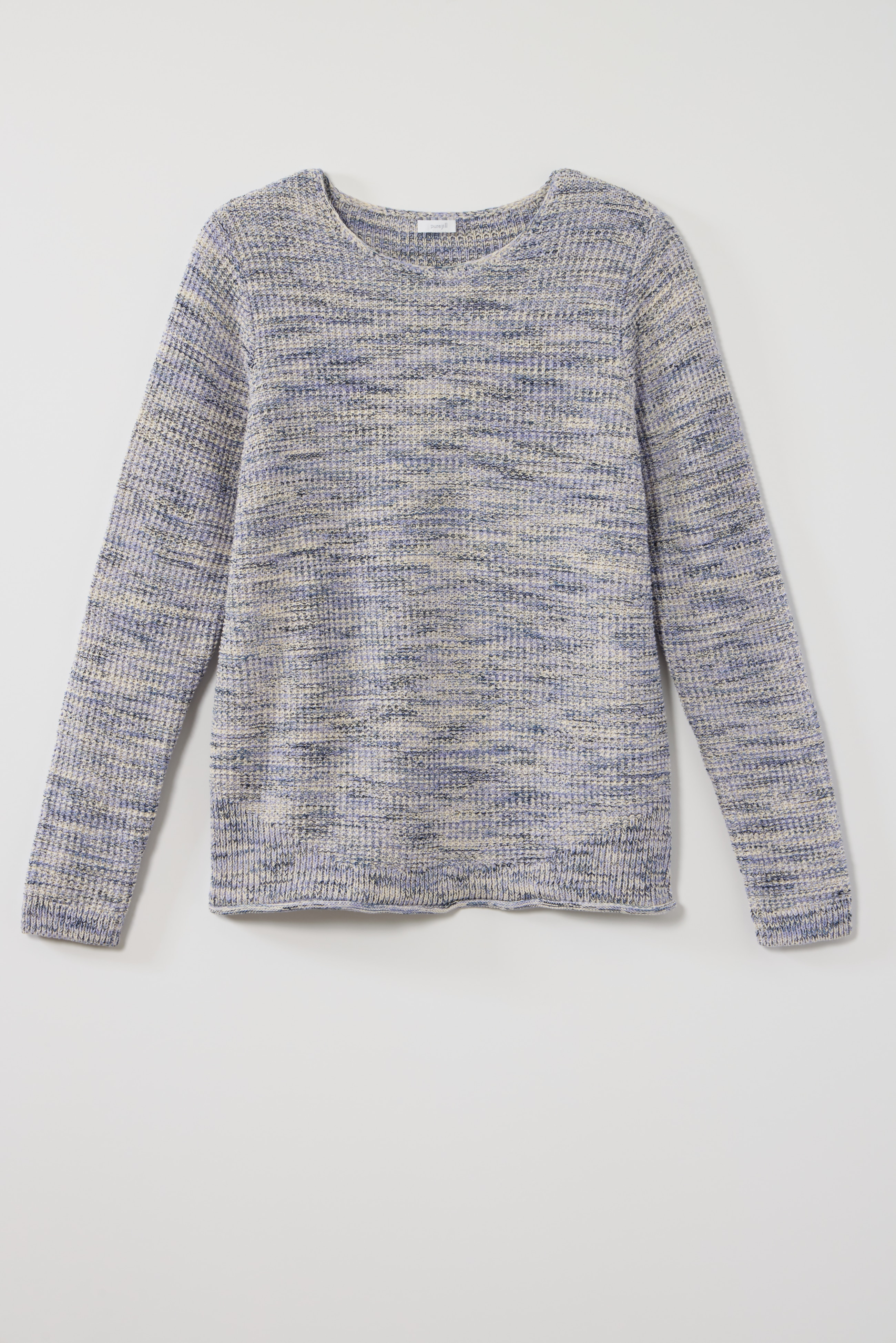 pure jill marled pullover sweater