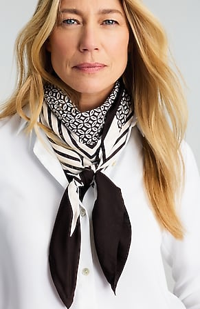 Image for Geometric Square Scarf