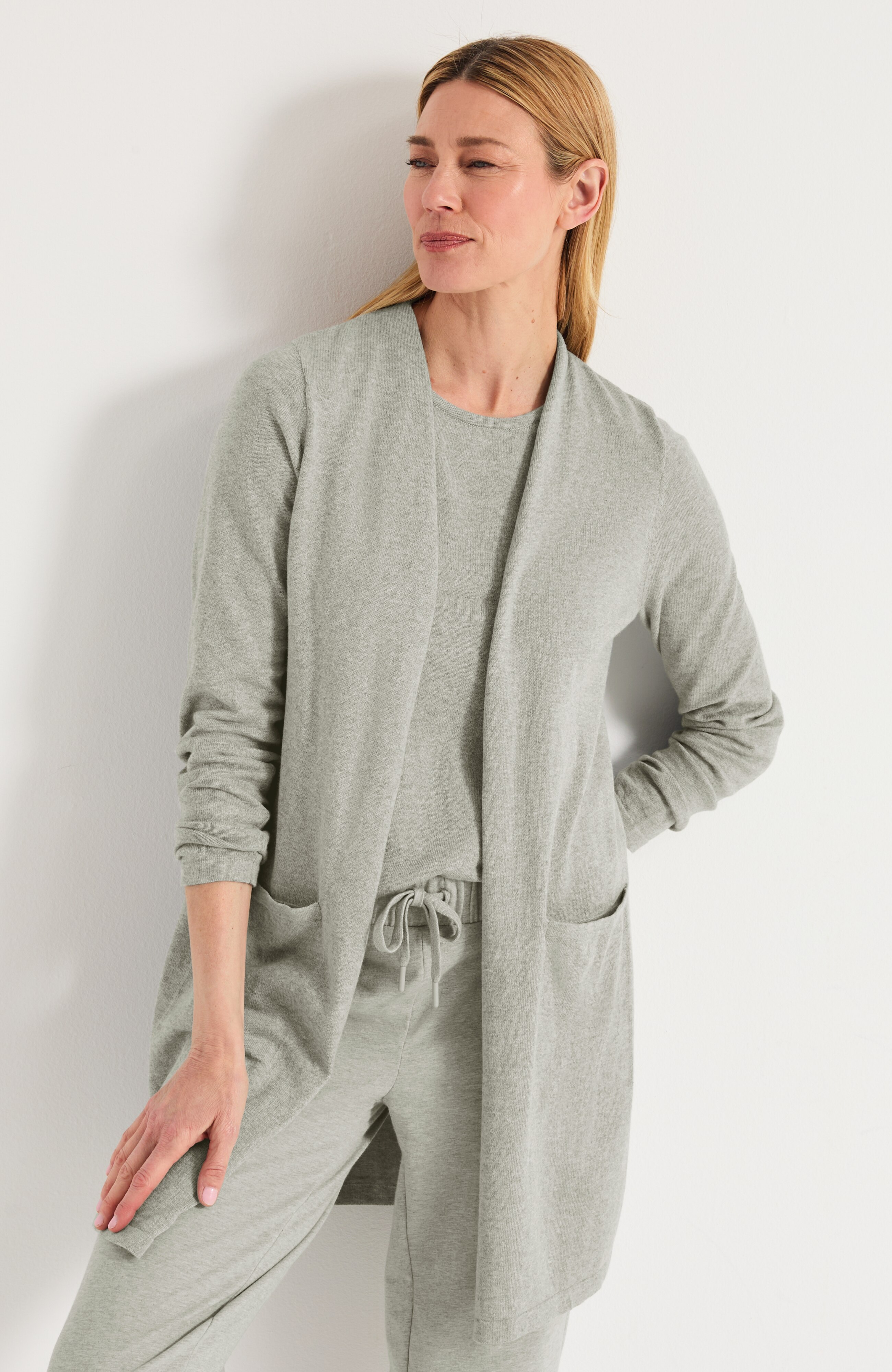 Getaway Open-Front Long Cardi | JJill